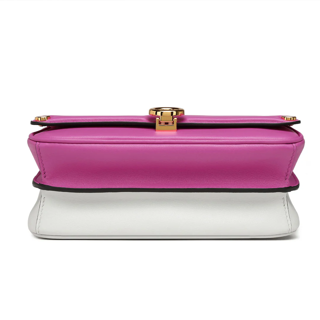 Handmade SWIFT Leather Crossbody Gemini Saddle Bag