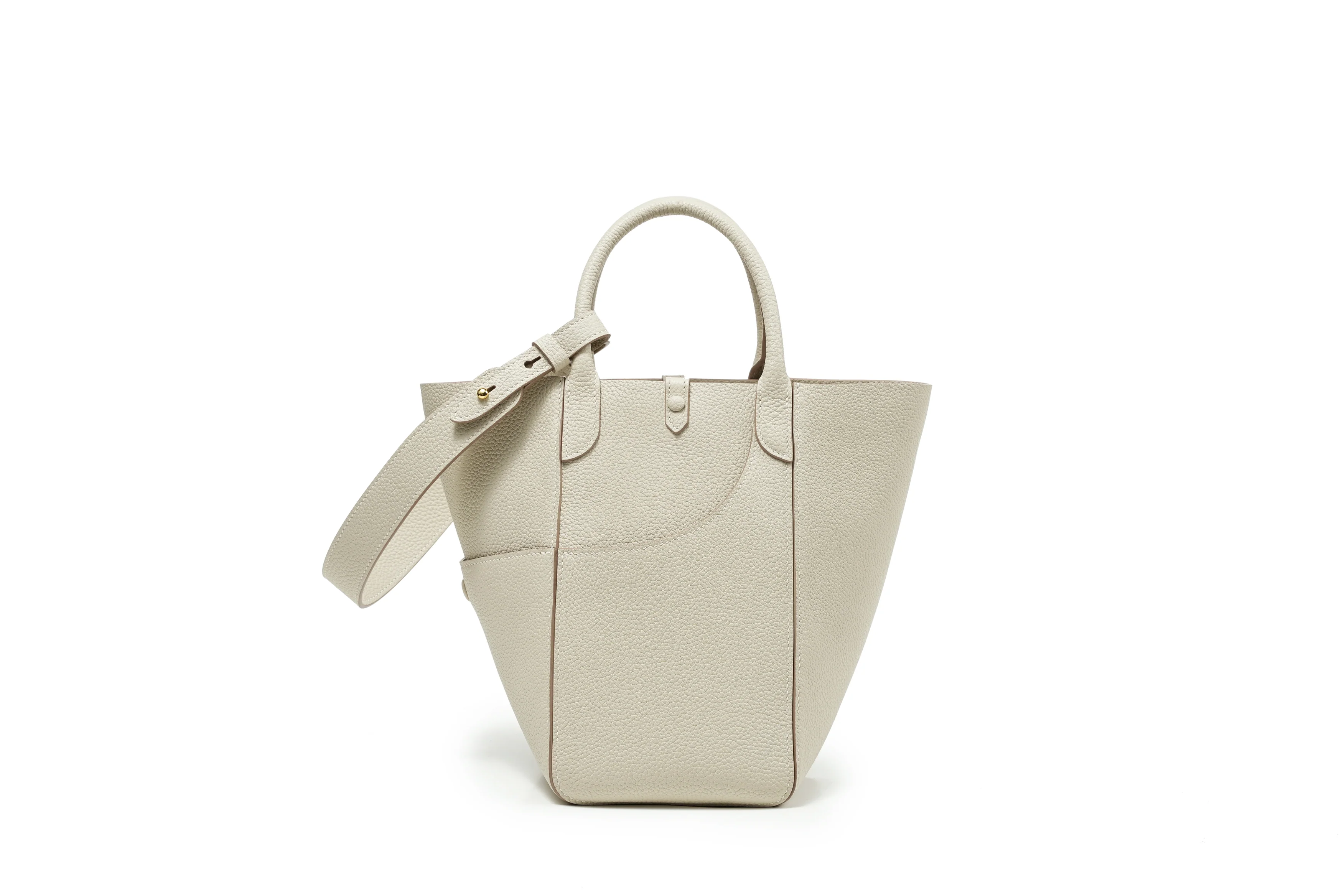 Handmade TOGO Leather Picotin Tote Bag - Size Middle (New Version)