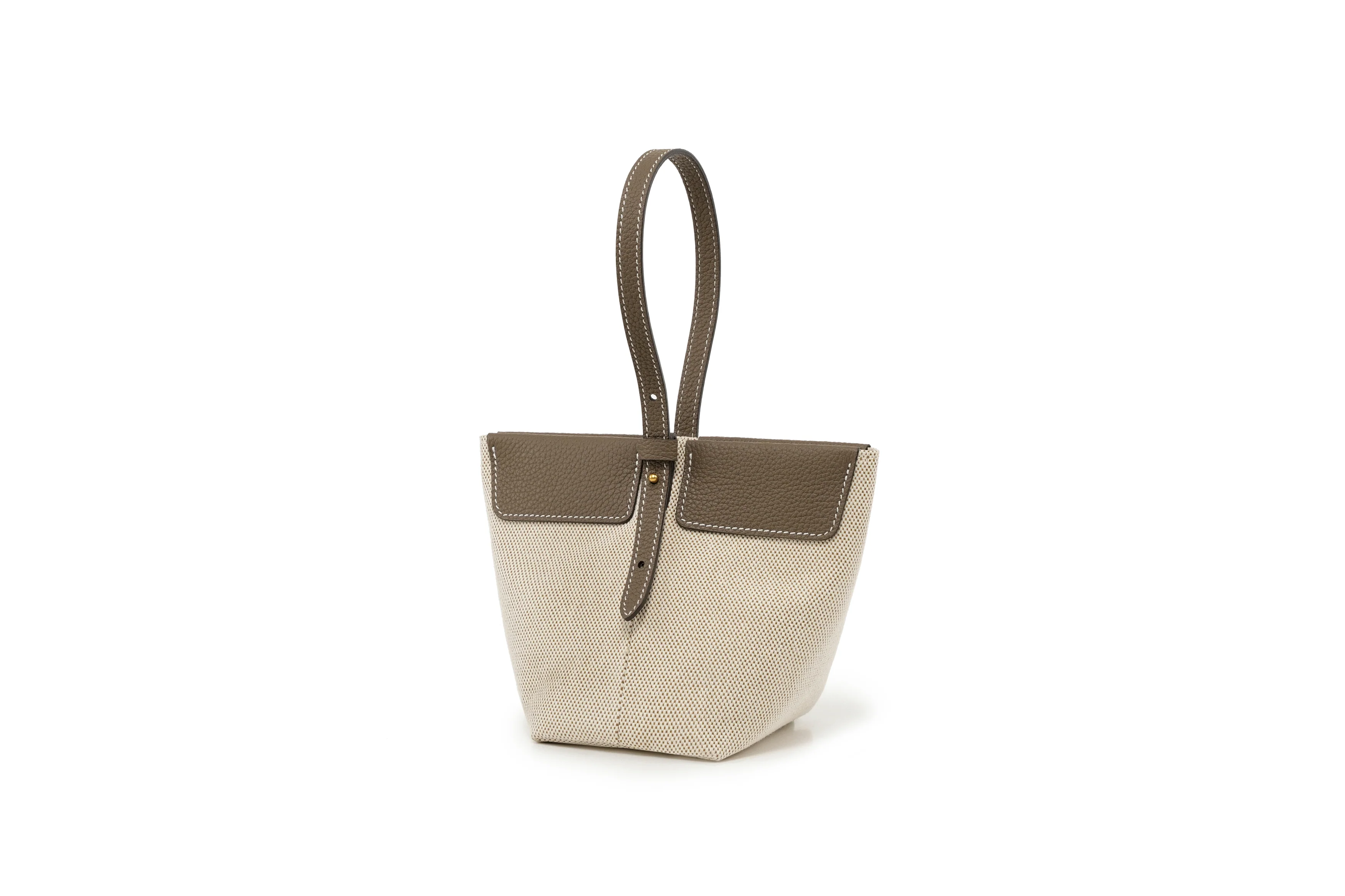 Handmade TOGO Leather Picotin Tote Bag - Size Middle (New Version)