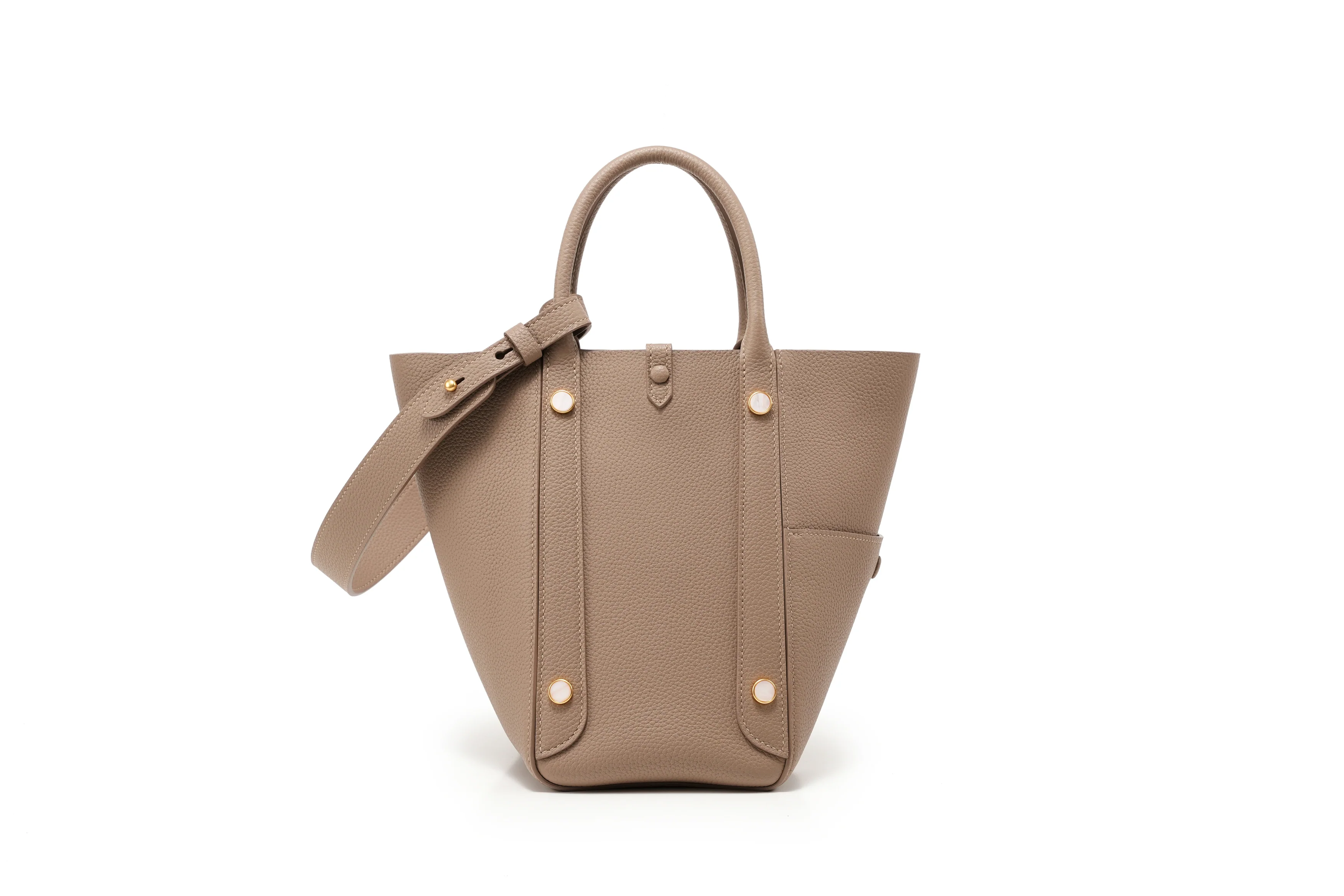 Handmade TOGO Leather Picotin Tote Bag - Size Middle (New Version)