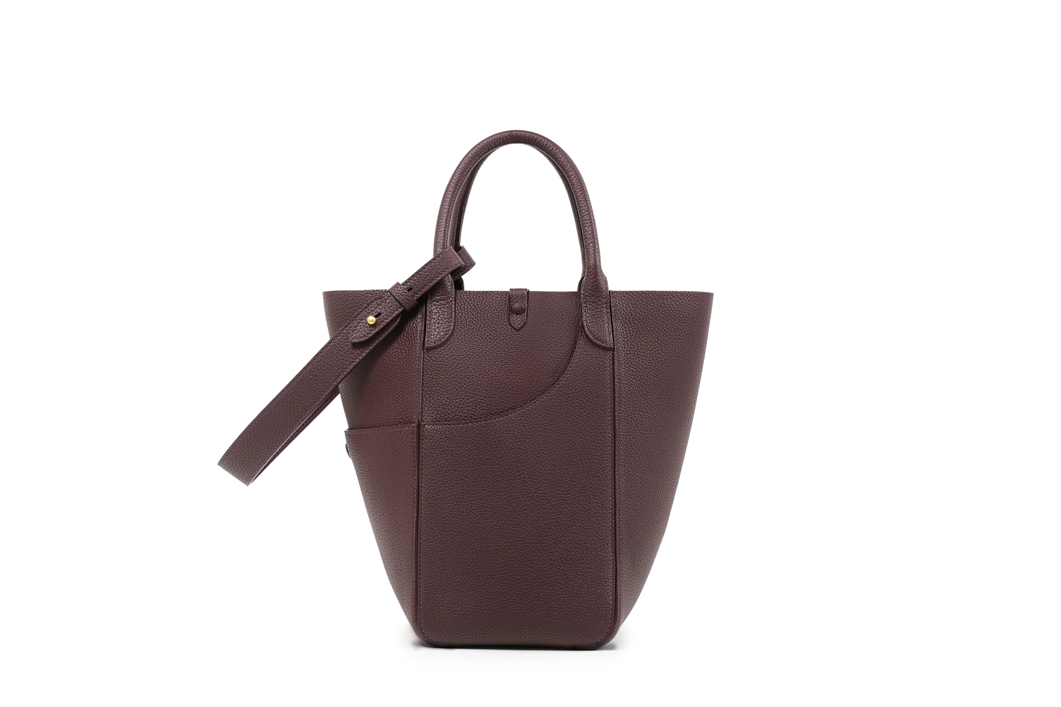 Handmade TOGO Leather Picotin Tote Bag - Size Middle (New Version)