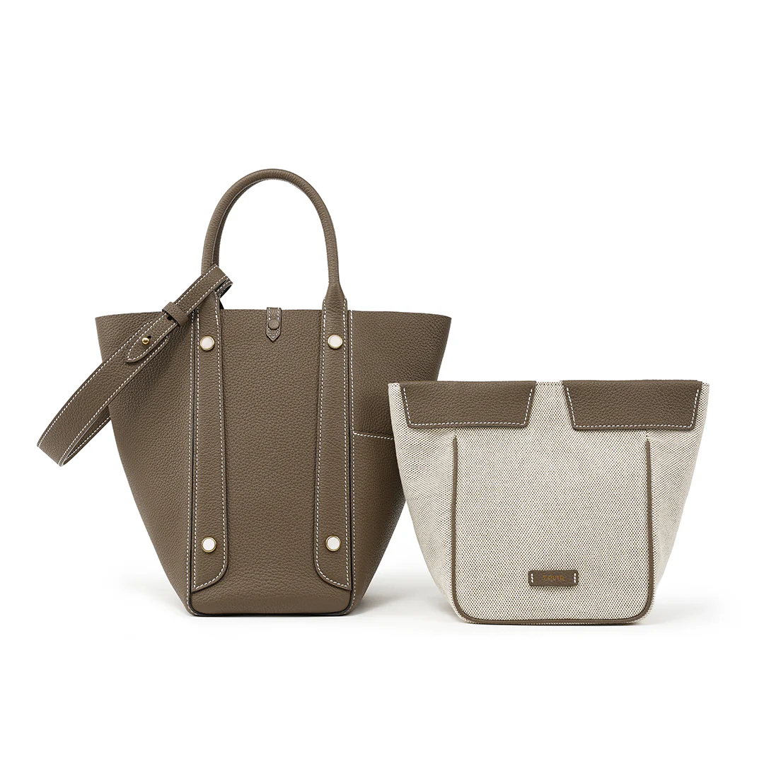 Handmade TOGO Leather Picotin Tote Bag - Large Size