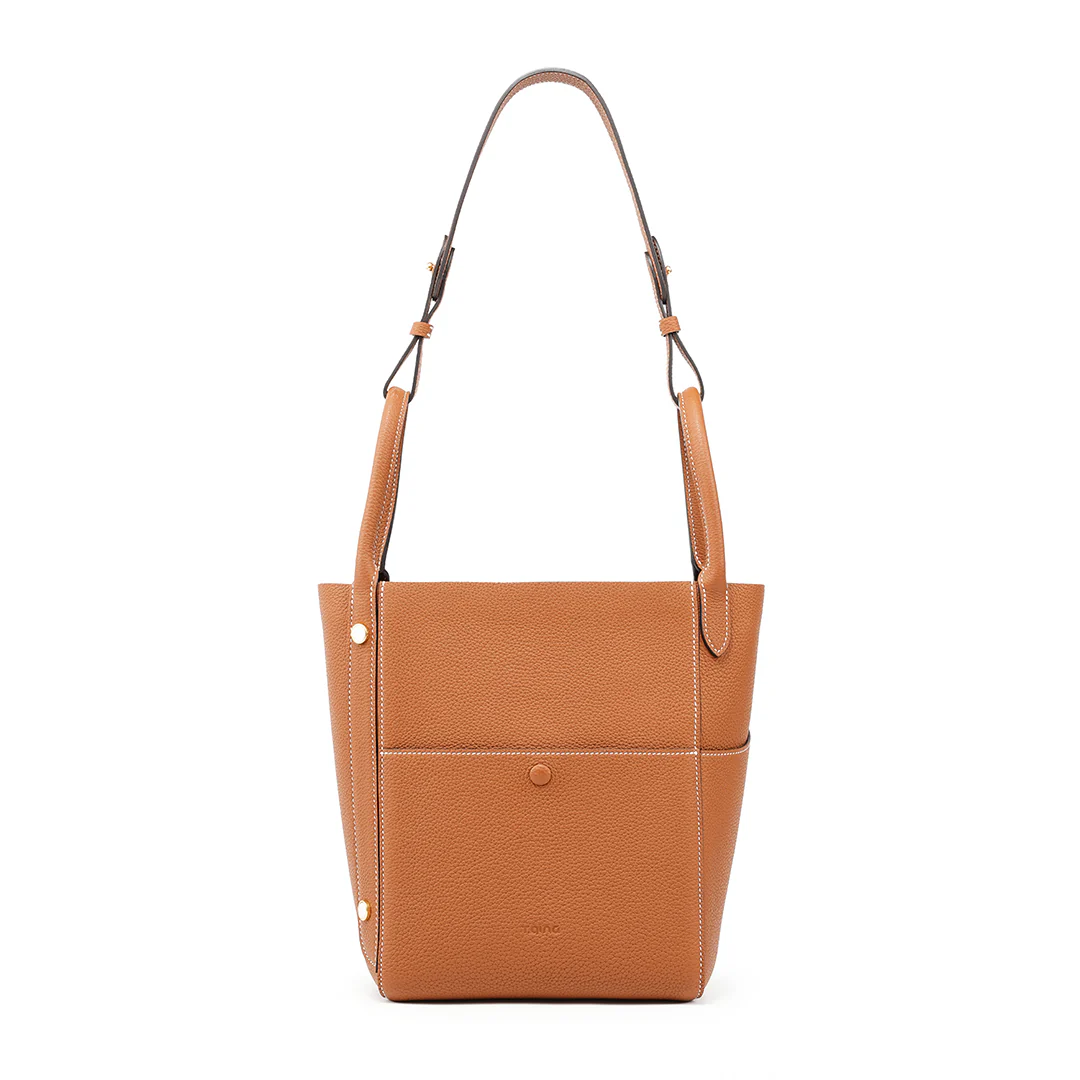 Handmade TOGO Leather Picotin Tote Bag - Large Size