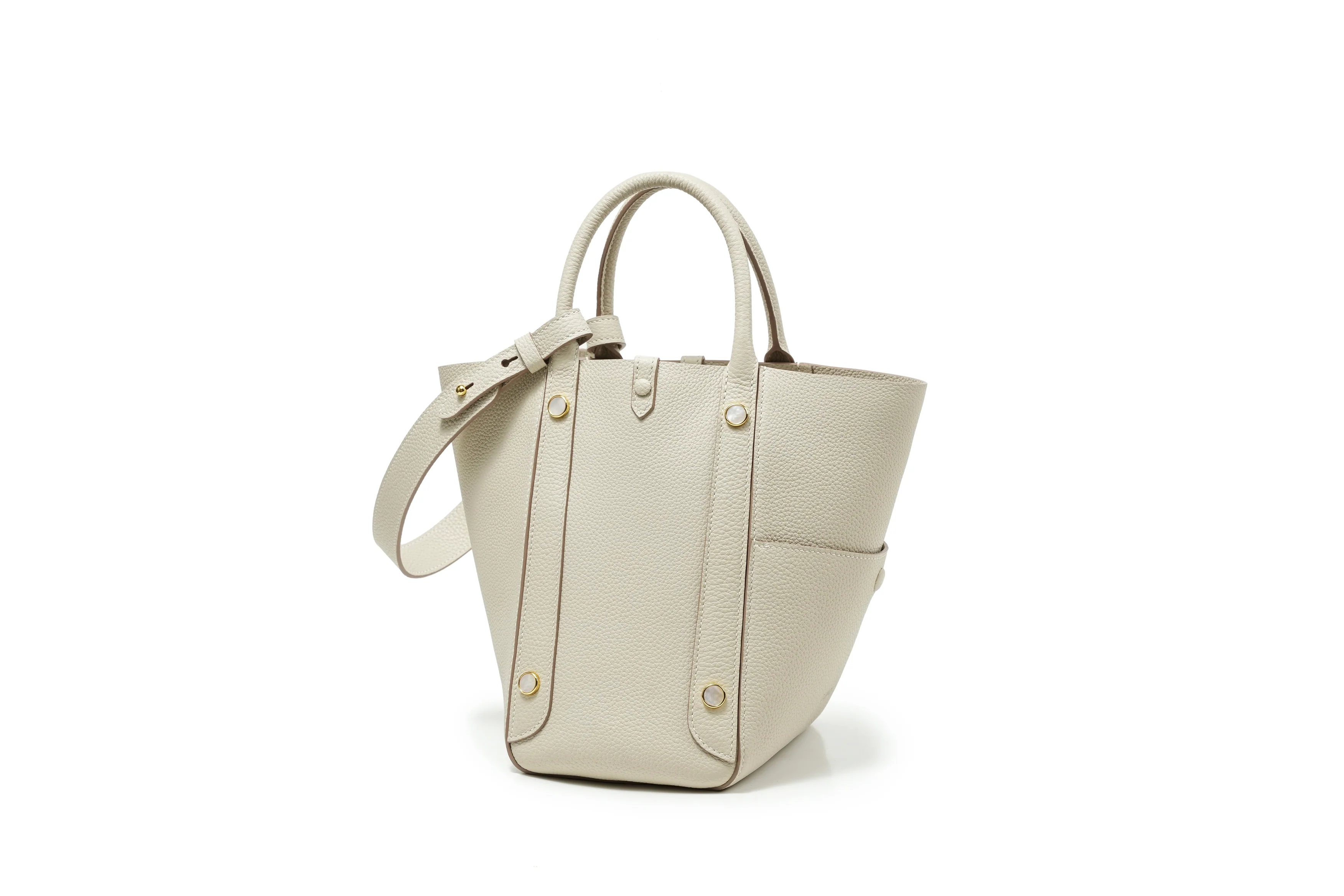 Handmade TOGO Leather Picotin Tote Bag - Size Middle (New Version)