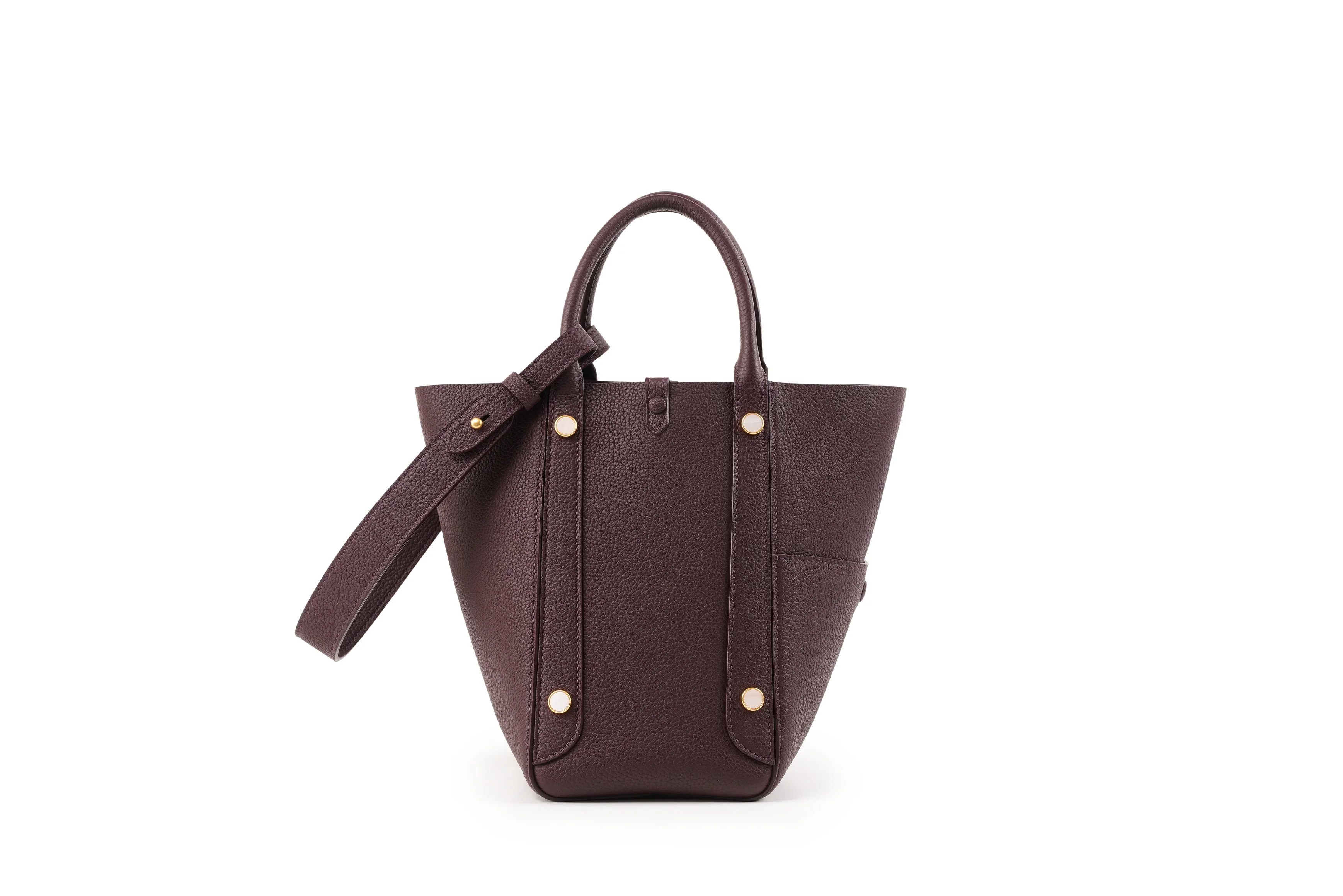 Handmade TOGO Leather Picotin Tote Bag - Size Middle (New Version)