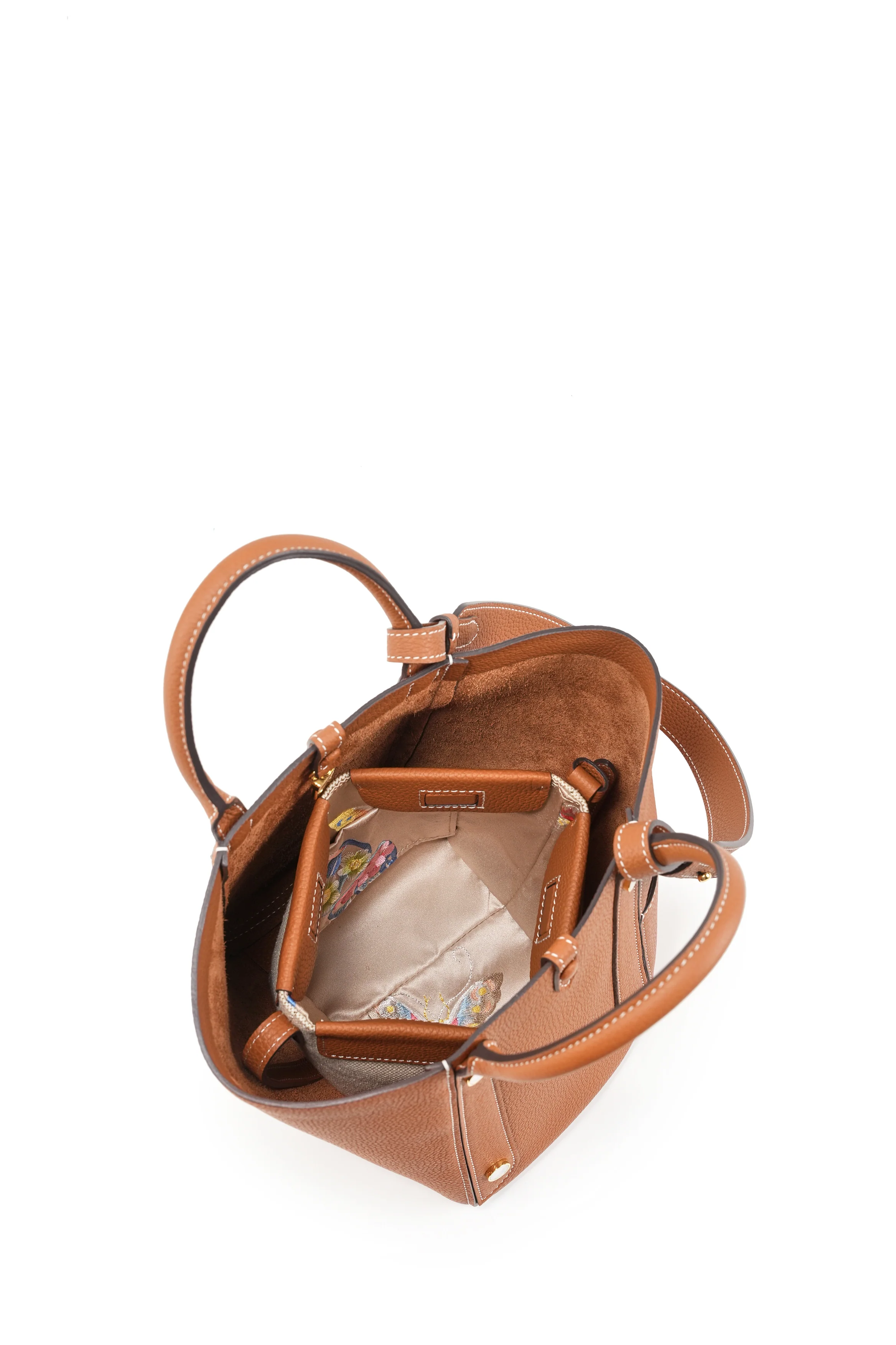 Handmade TOGO Leather Picotin Tote Bag - Size Middle (New Version)