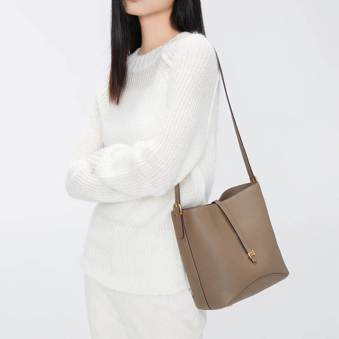 Handmade TOGO Leather Bucket Bag