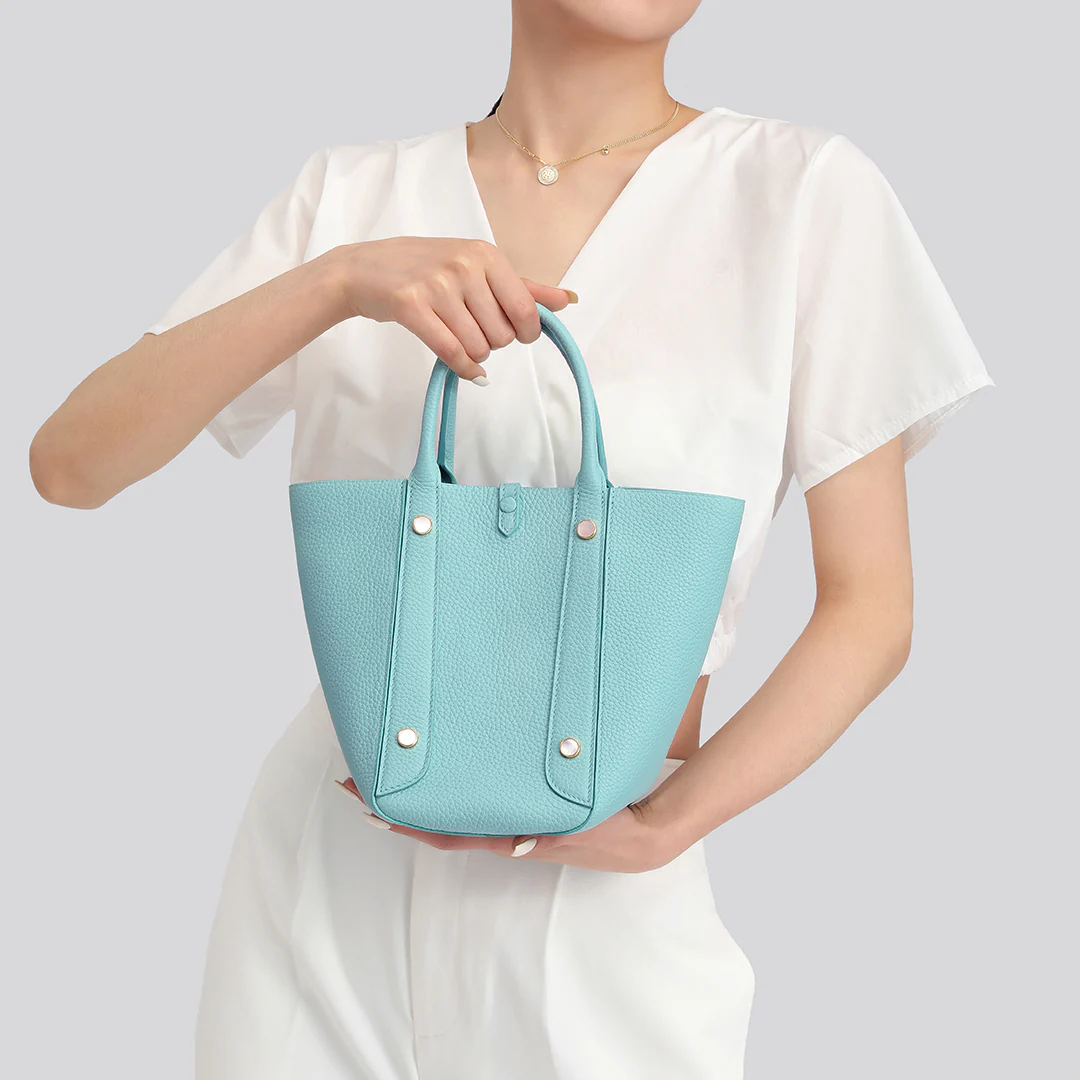 Handmade TOGO Leather Picotin Tote Bag - Size Middle (Old Version)