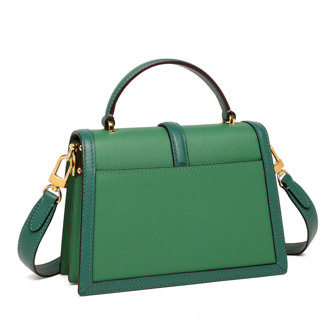 Handmade Genuine Leather Organ Crossbody Bag