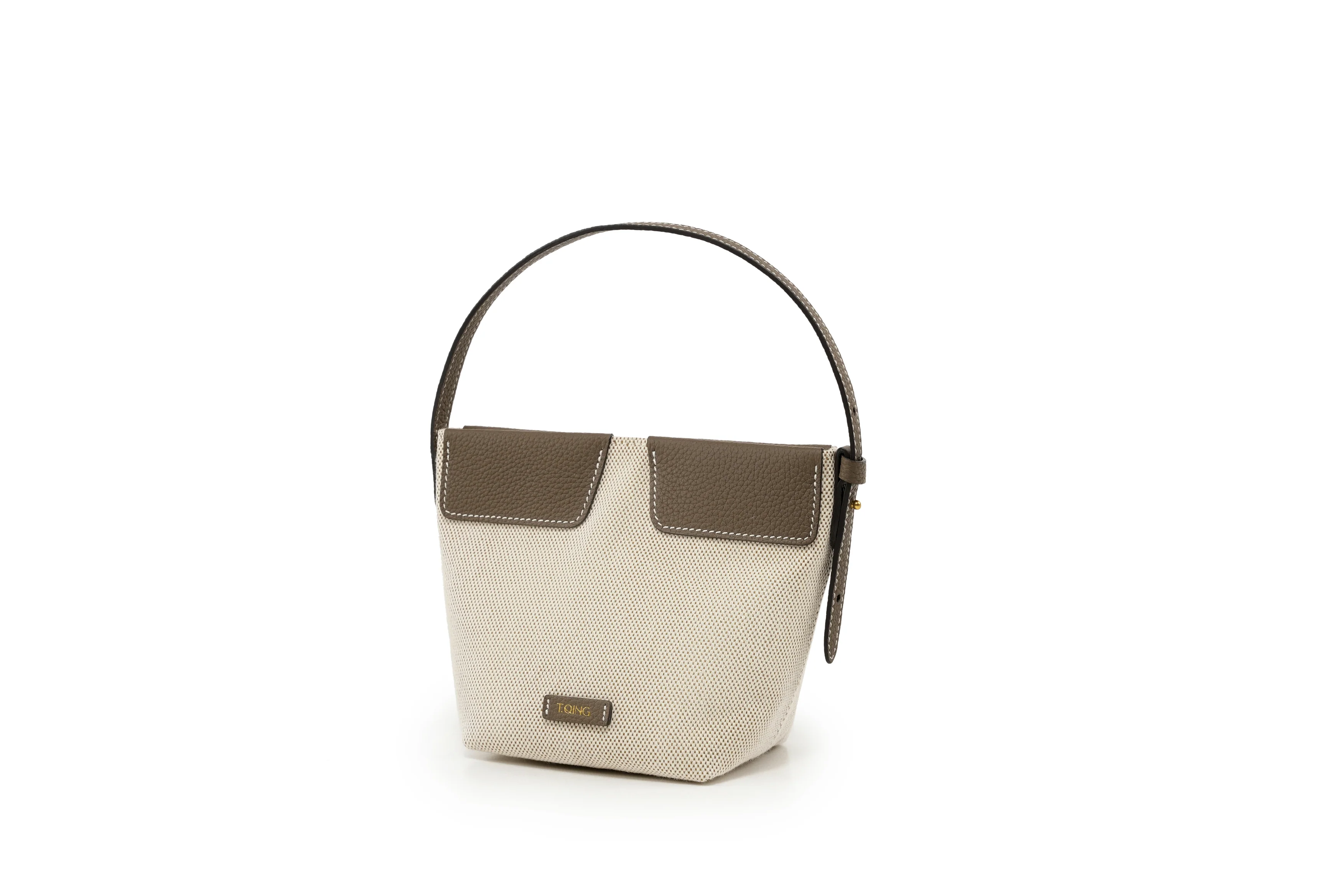 Handmade TOGO Leather Picotin Tote Bag - Size Middle (New Version)