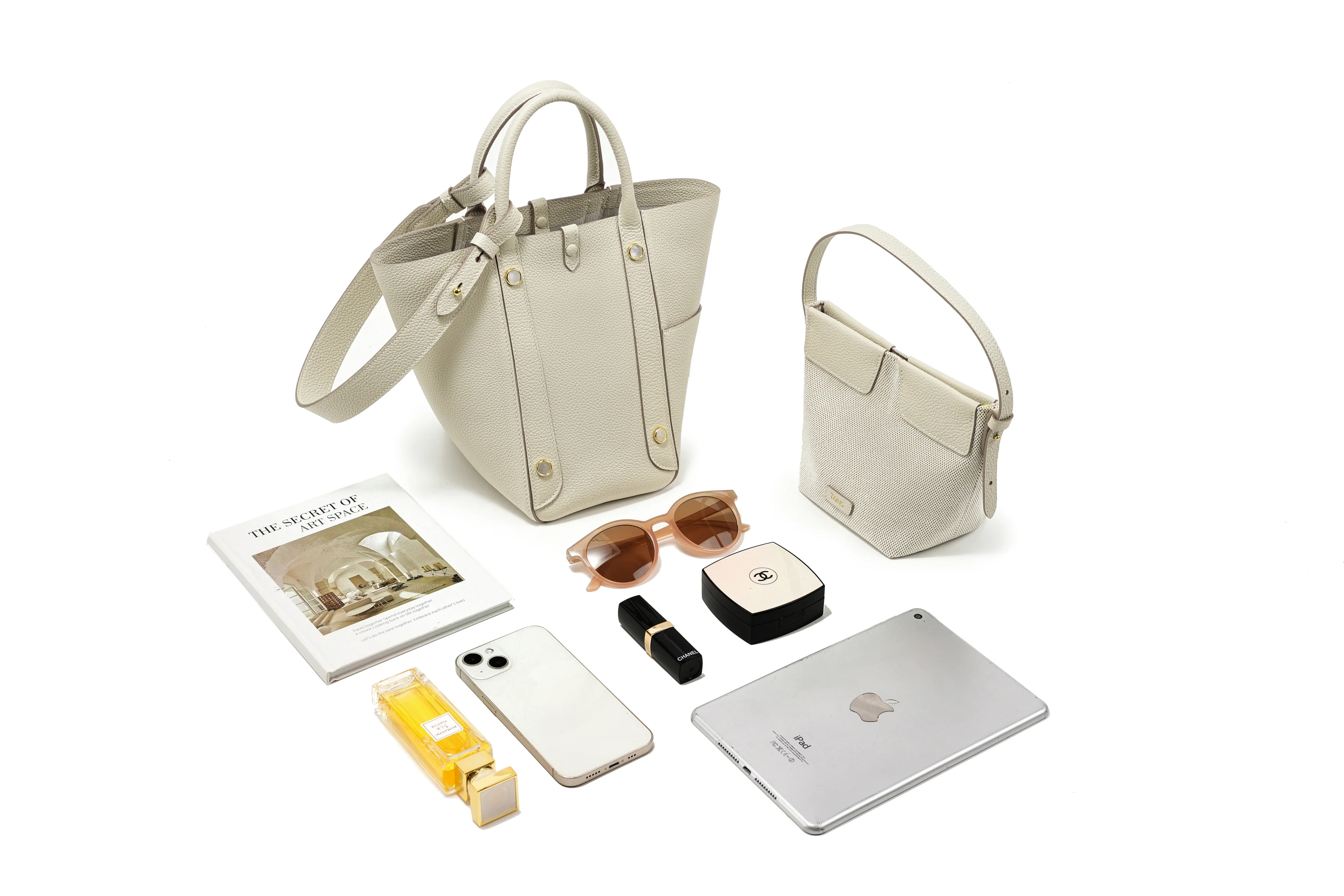 Handmade TOGO Leather Picotin Tote Bag - Size Middle (New Version)