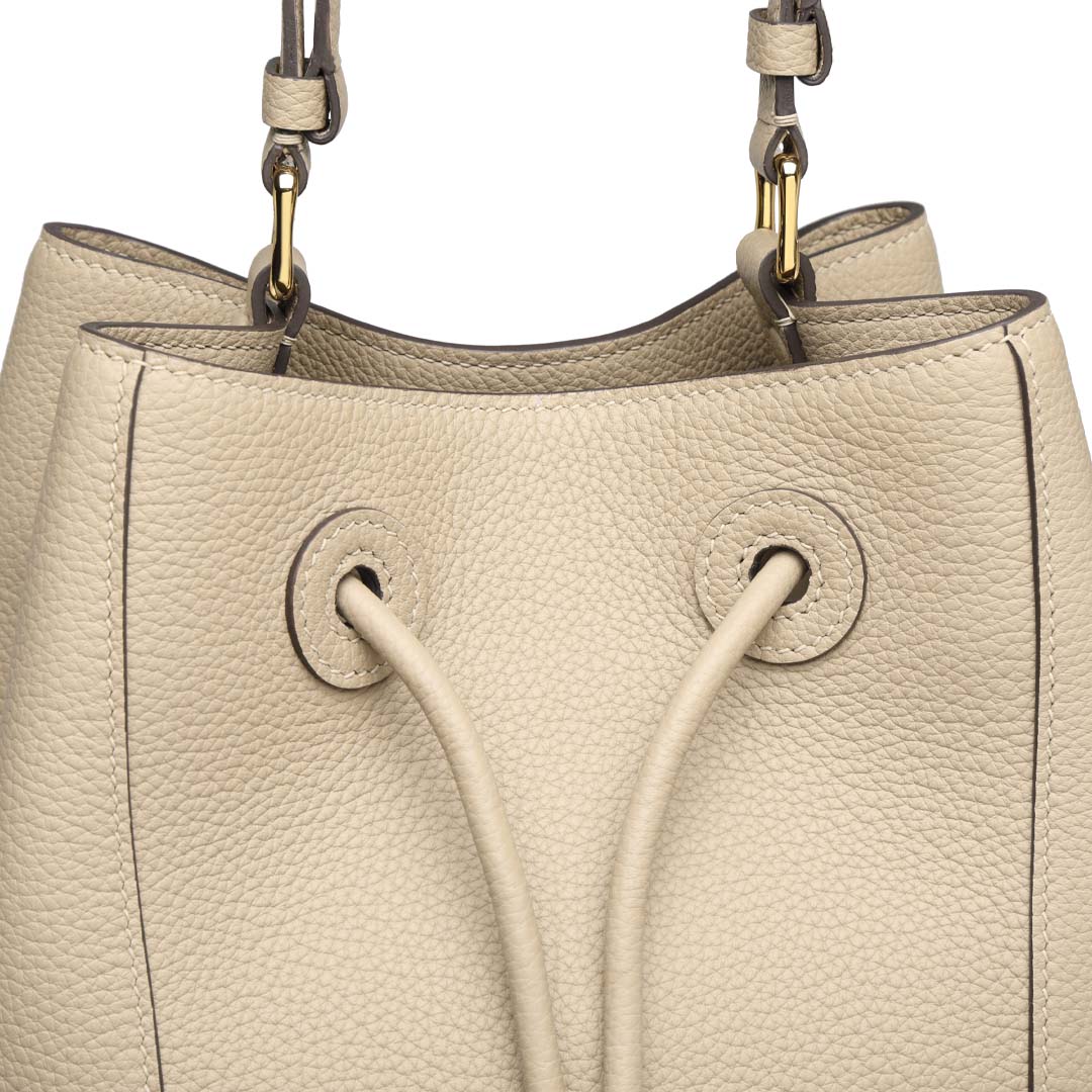 Handmade TOGO Leather Shoulder Bucket Bag