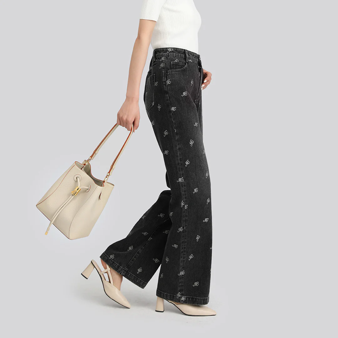 Handmade TOGO Leather Shoulder Bucket Bag