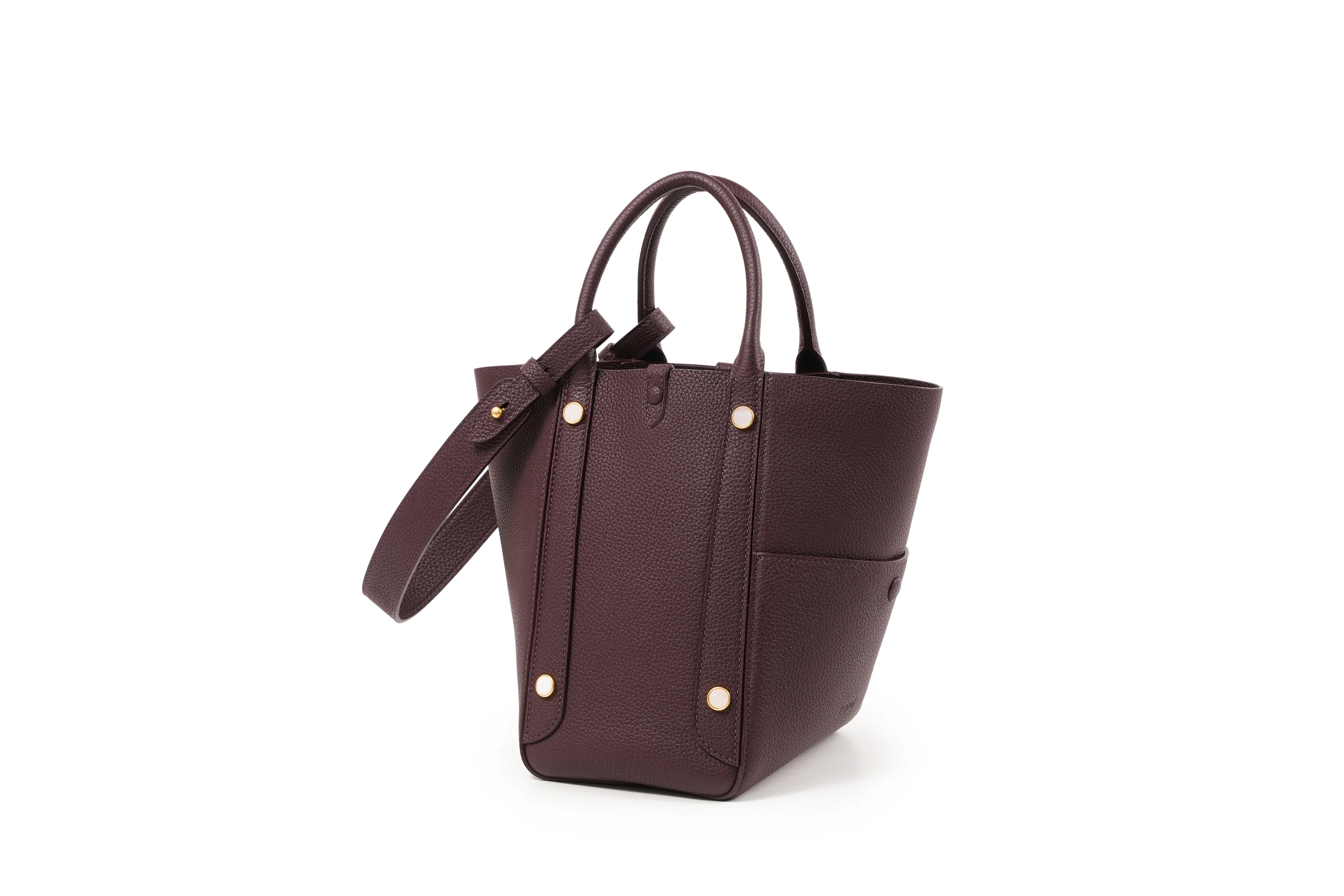 Handmade TOGO Leather Picotin Tote Bag - Size Middle (New Version)