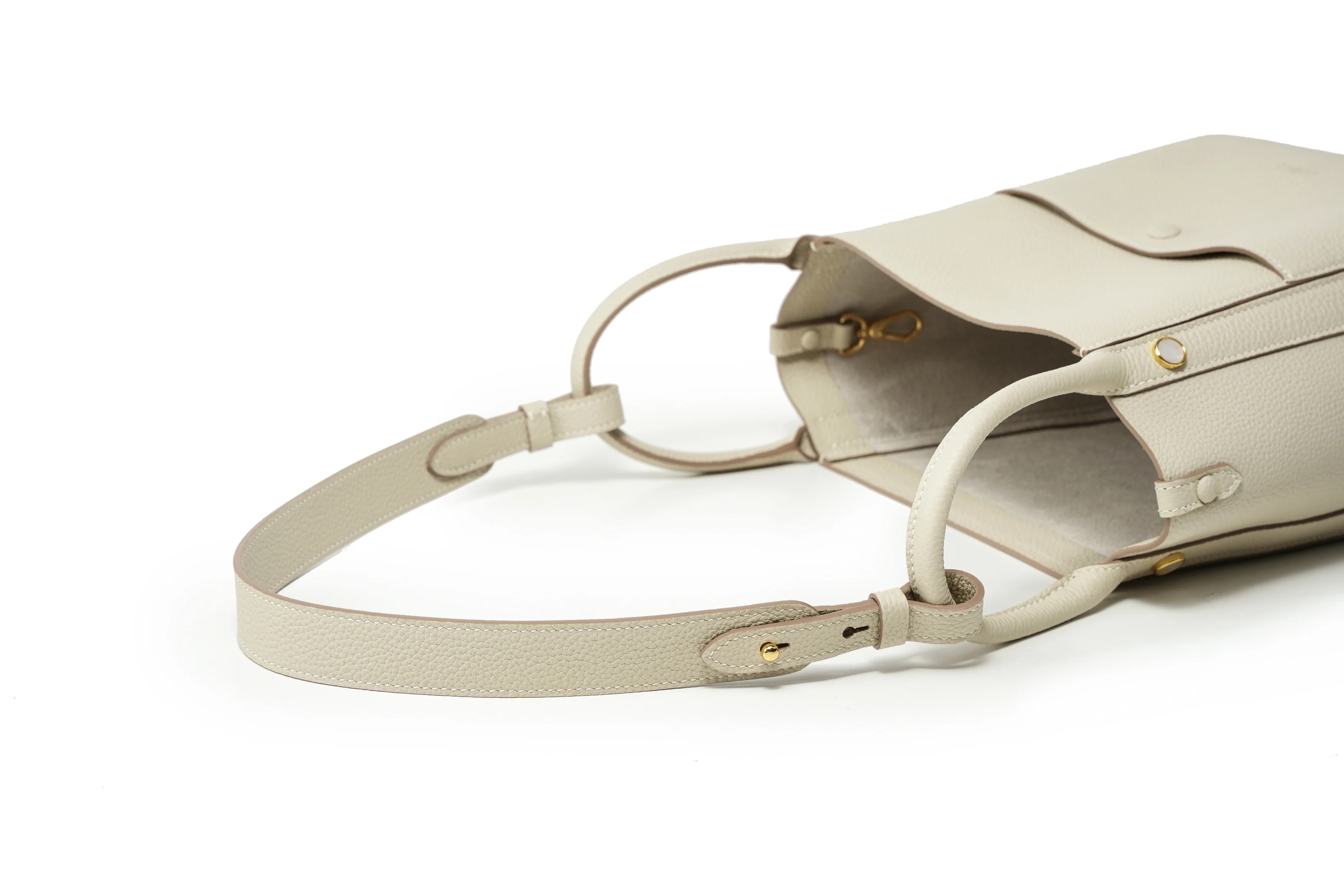 Handmade TOGO Leather Picotin Tote Bag - Size Middle (New Version)