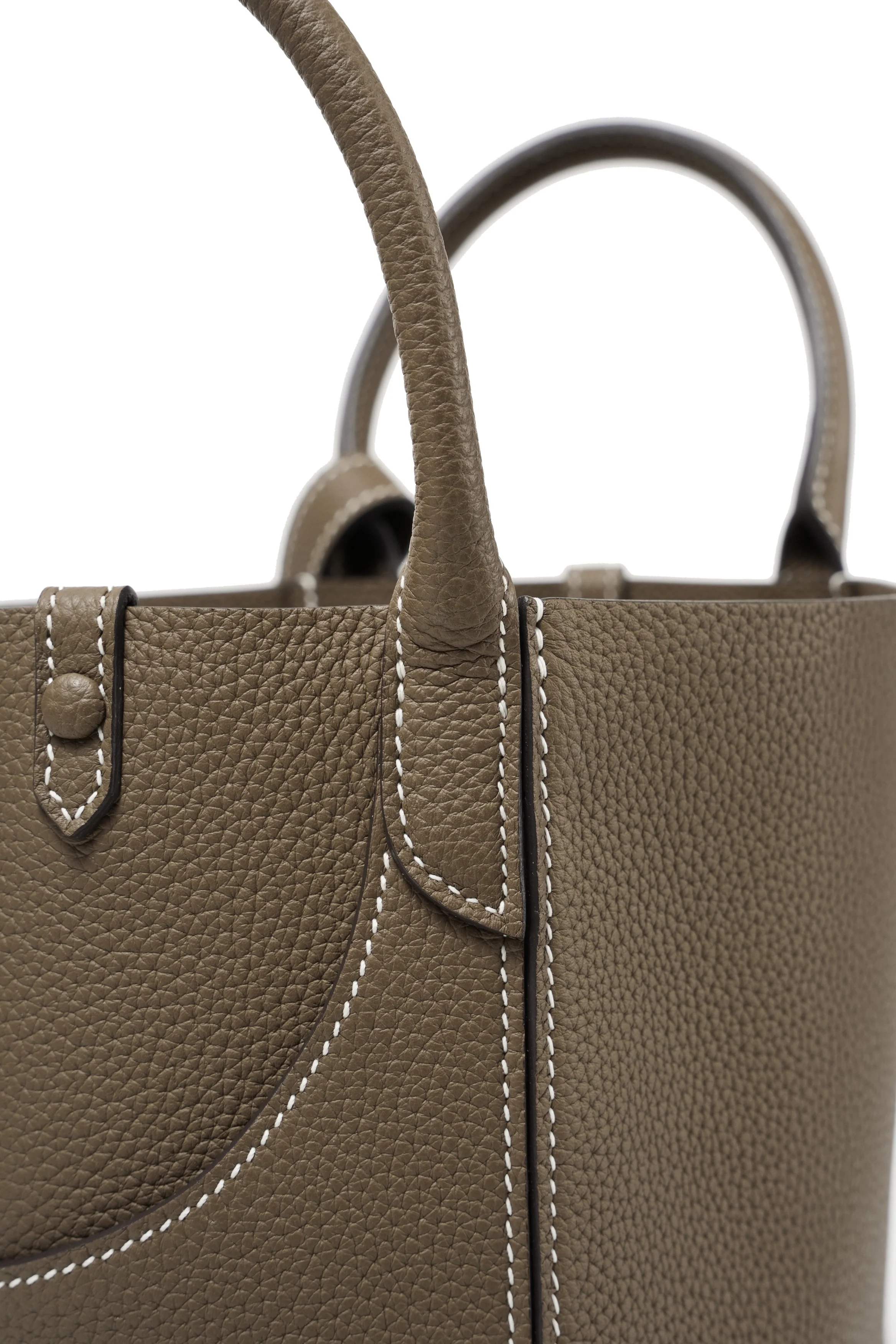 Handmade TOGO Leather Picotin Tote Bag - Size Middle (New Version)