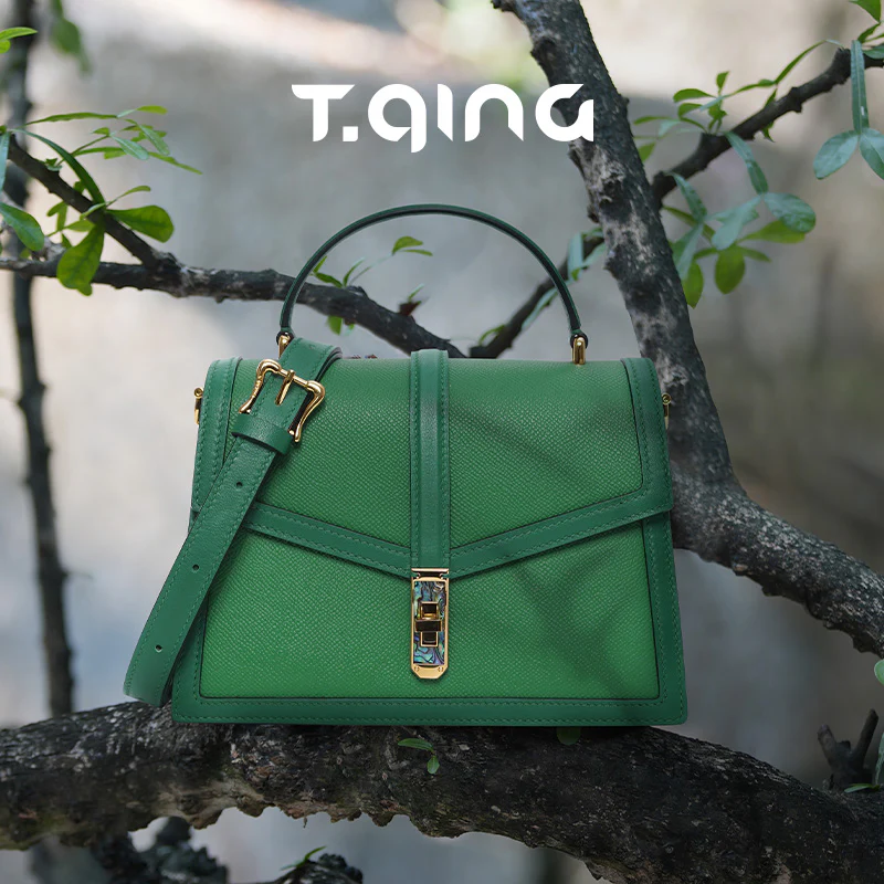 Handmade Genuine Leather Organ Crossbody Bag