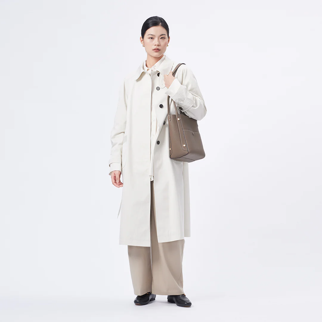 Handmade TOGO Leather Picotin Tote Bag - Large Size