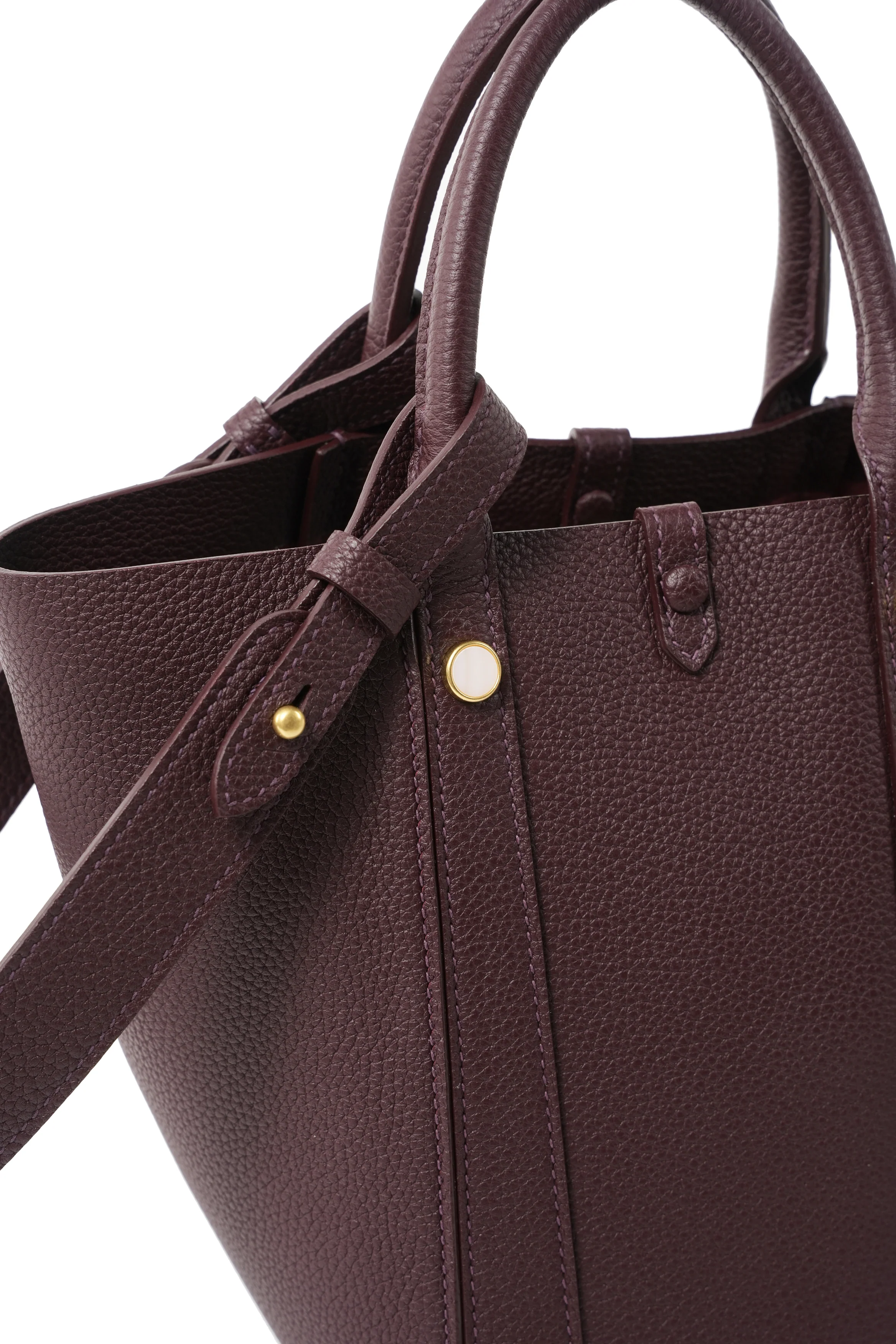 Handmade TOGO Leather Picotin Tote Bag - Size Middle (New Version)