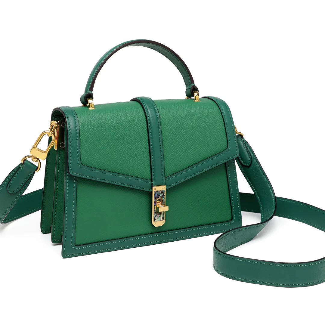 Handmade Genuine Leather Organ Crossbody Bag