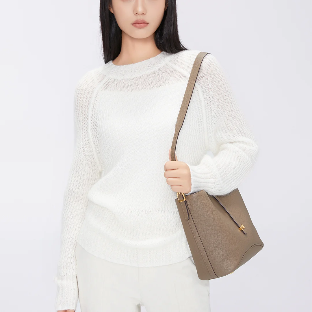 Handmade TOGO Leather Bucket Bag