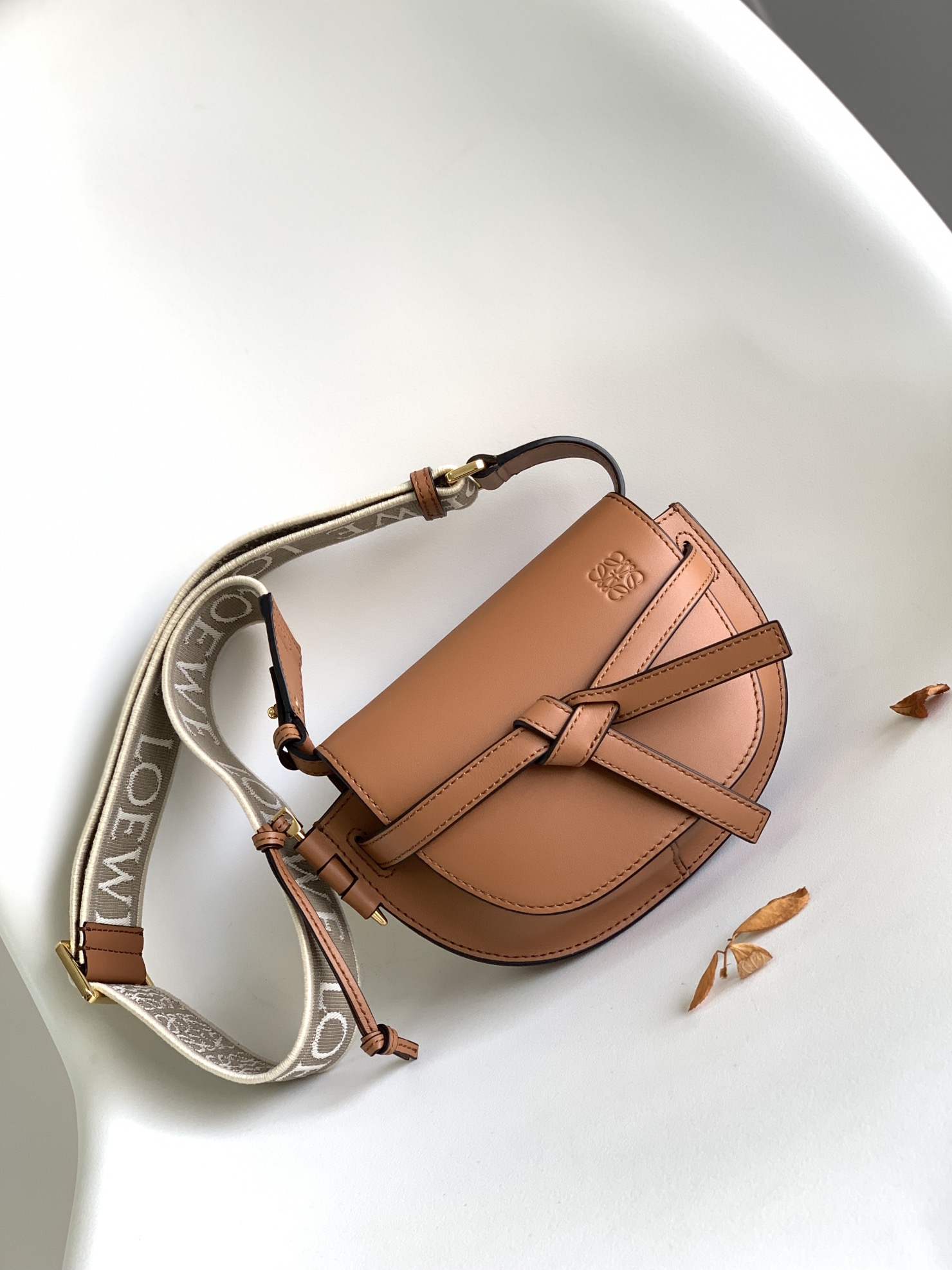 [TOP] LOEW€ Mini Gate Bag - Brown- Loewe
