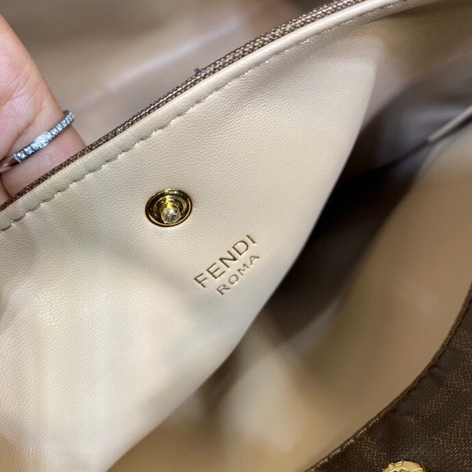 [TOP] F€NDI F€ndi D-Lite Large Bag - Black - Fendi