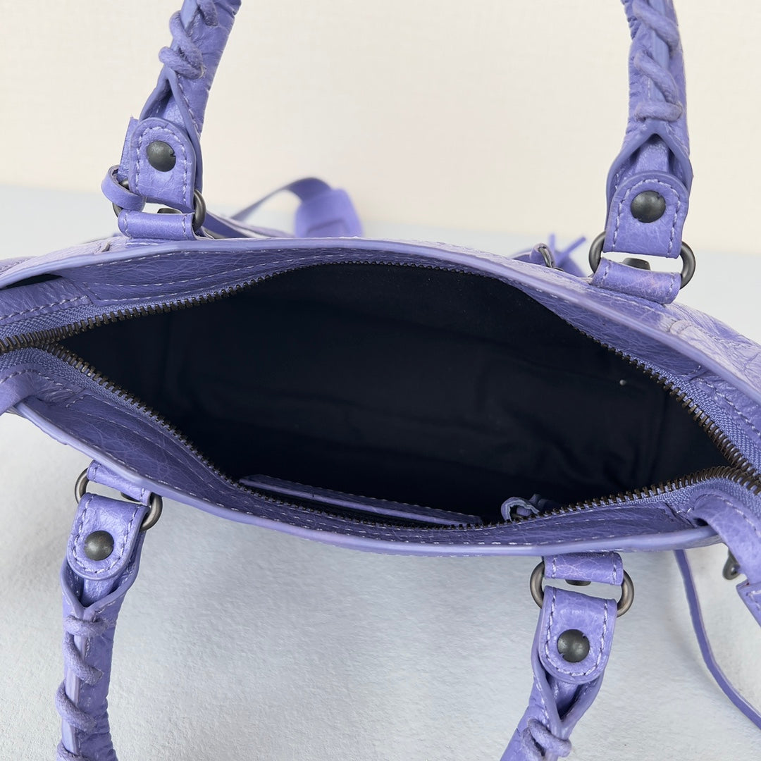 [TOP] BAL€NCIAGA Classic Small City Bag - Mauve - Balenciaga