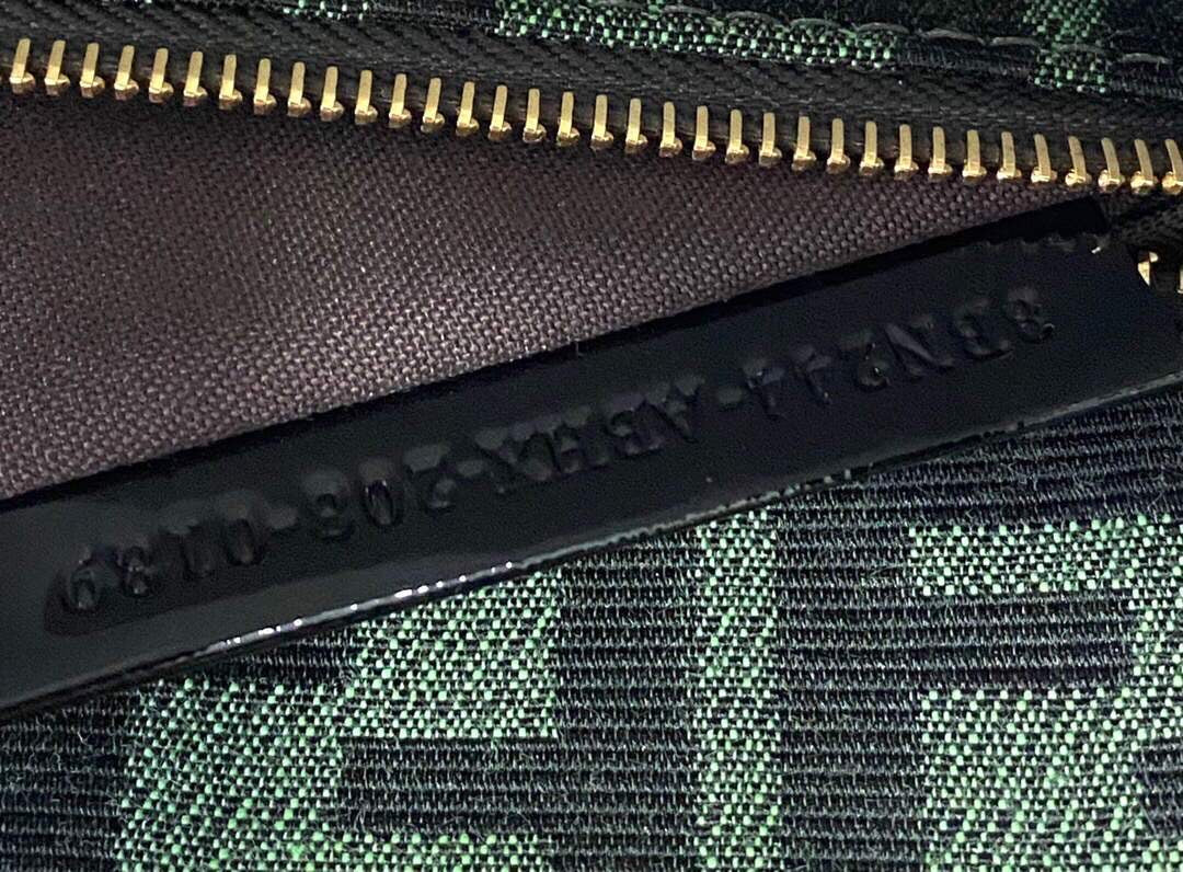 [TOP] F€NDI F€ndi Jacquard Interlace Peekaboo Mini Bag - Green - Fendi