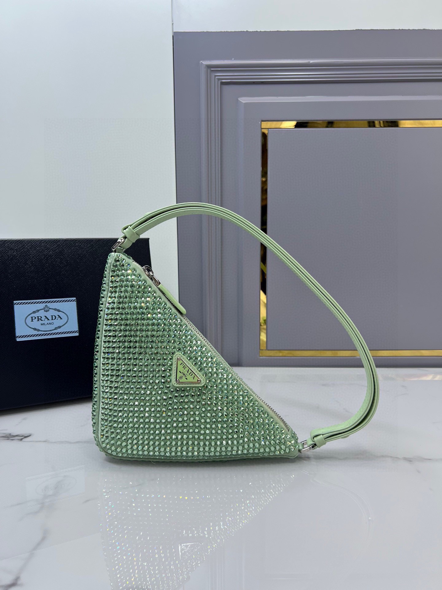 [TOP] PR@DA Triangle Bag - 2 Color - Prada