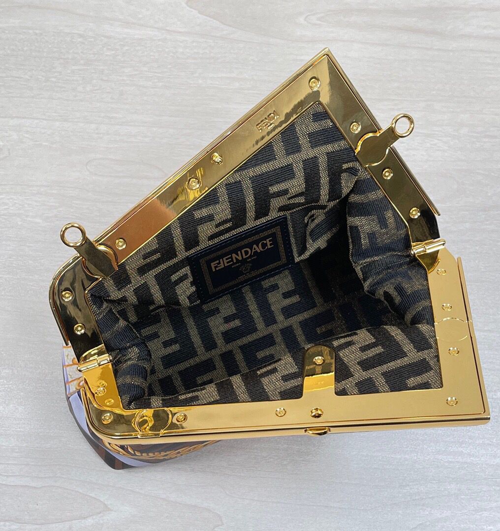 [TOP] F€NDI F€ndi First Fendace Small Bag - Multicolored - Fendi