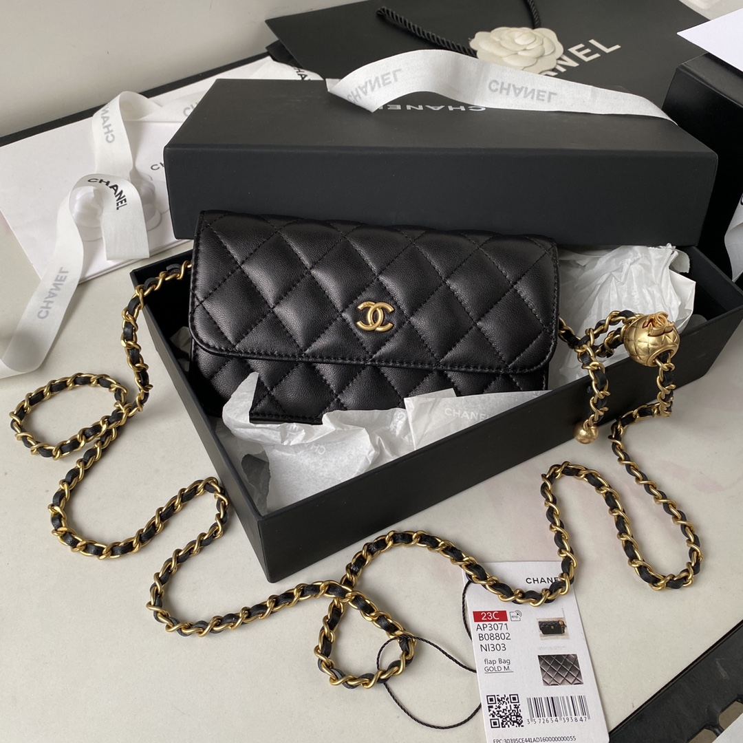 [TOP] CH@NEL 23C Mini Flap Bag - GHW - 3 Color - Chanel