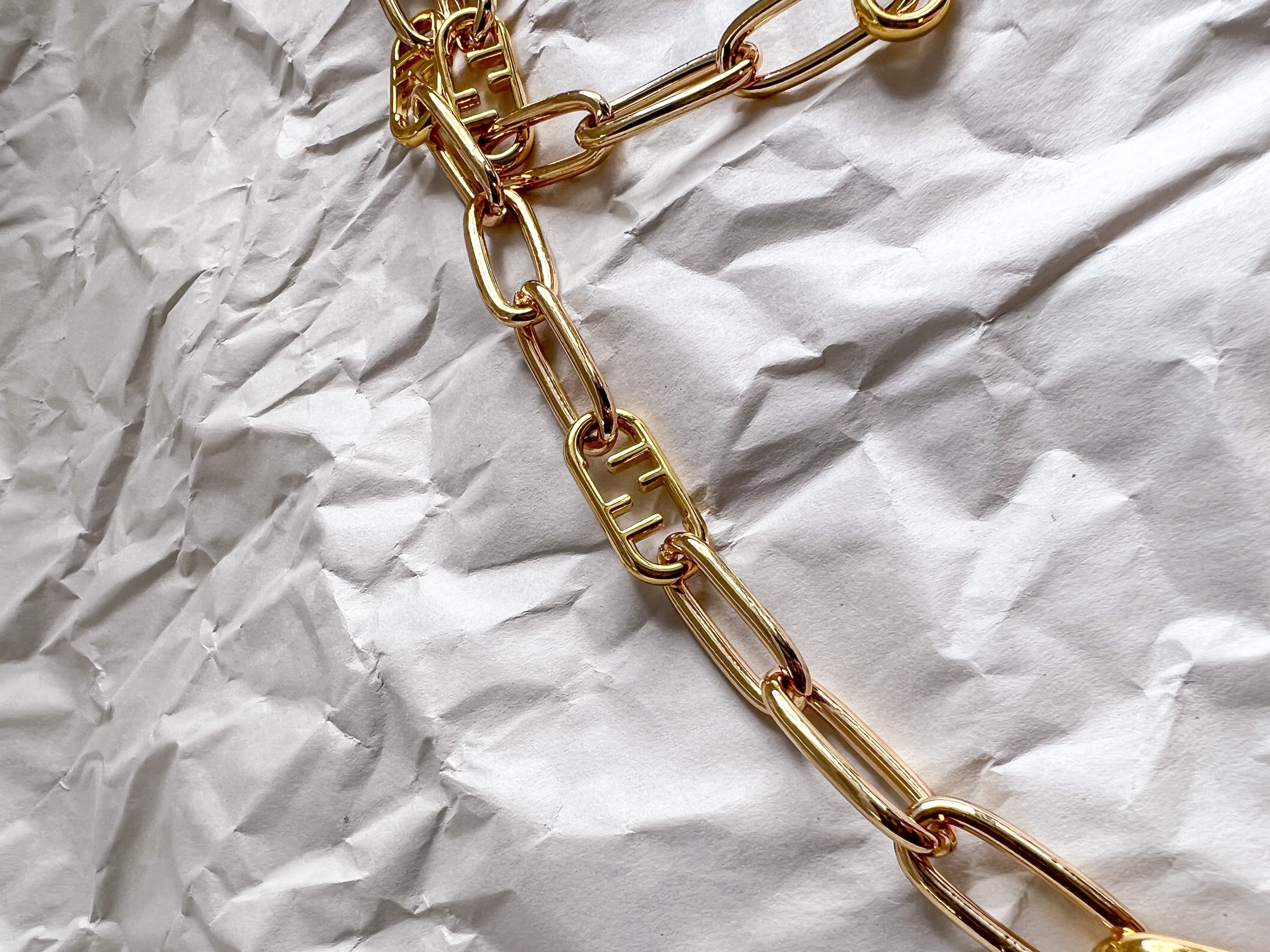 [TOP] F€NDI F€ndigraphy Chain - Fendi