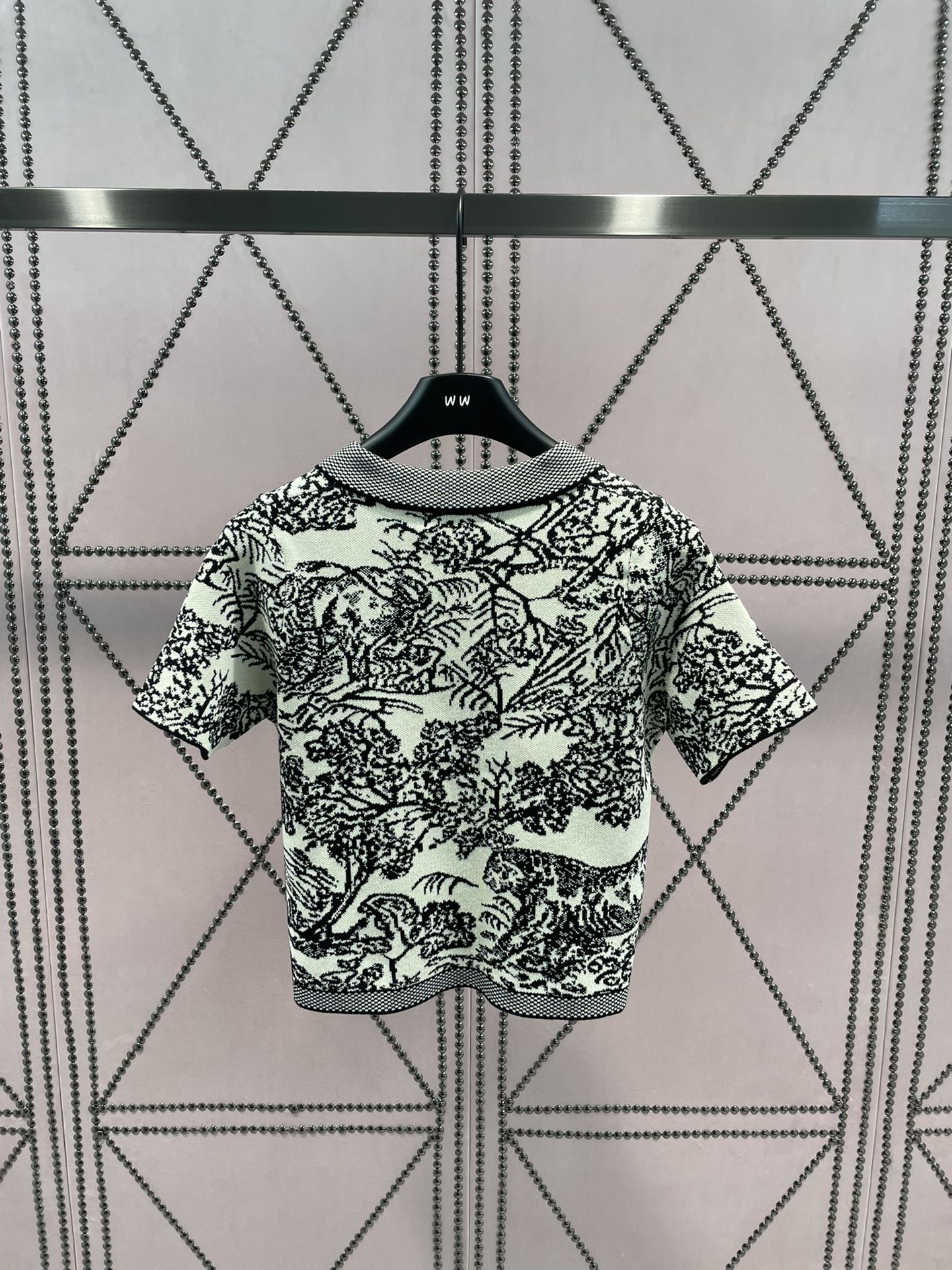 [TOP] D!or Knitted Short Sleeve - Black - Christian Dior