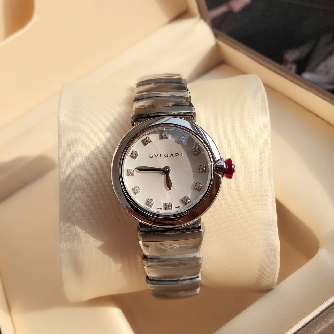 [Top] BVLG@RI LVCEA Watches with Diamond - 3 Color  - Bvlgari