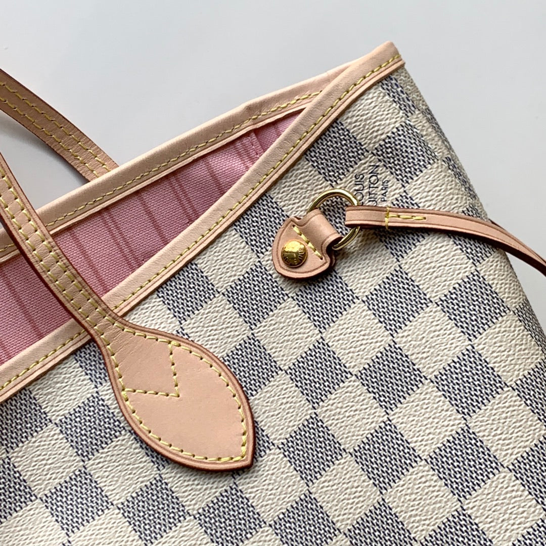 [TOP] L&V LV Neverfull Dmier Azur PM - PINK - LV Louis Vuitton