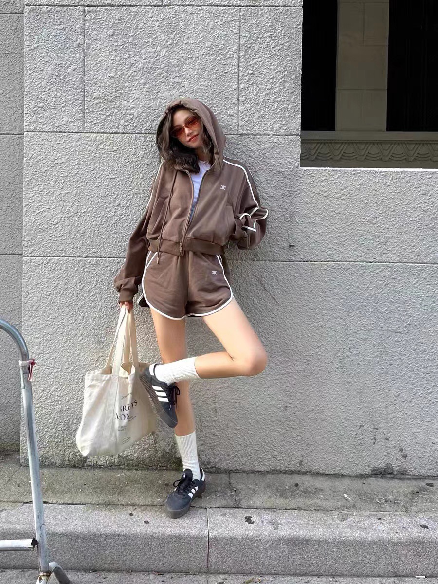 [TOP] C€LINE Shorts Sportswear - Brown Pink - Celine