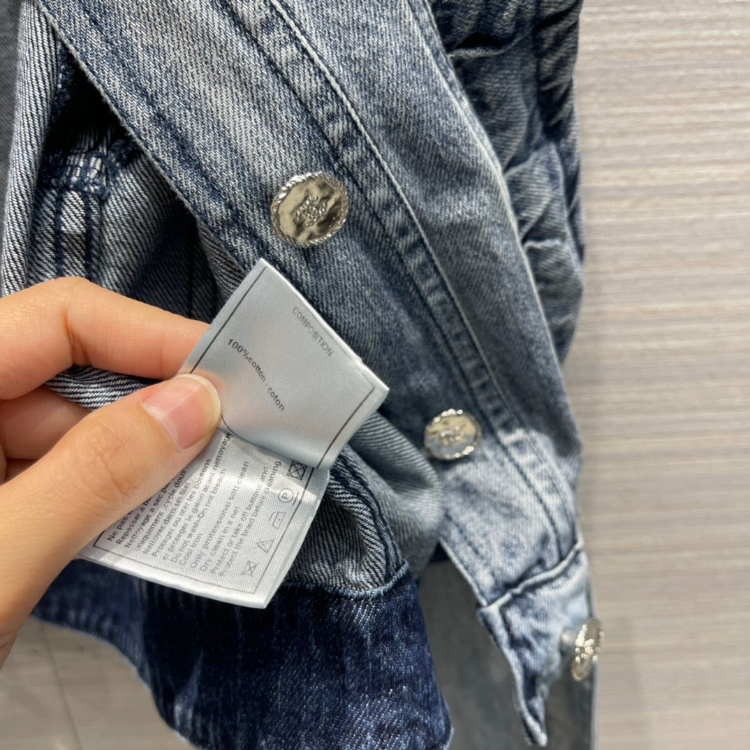 [TOP] CH@NEL Denim Street Styles Jacket - Chanel