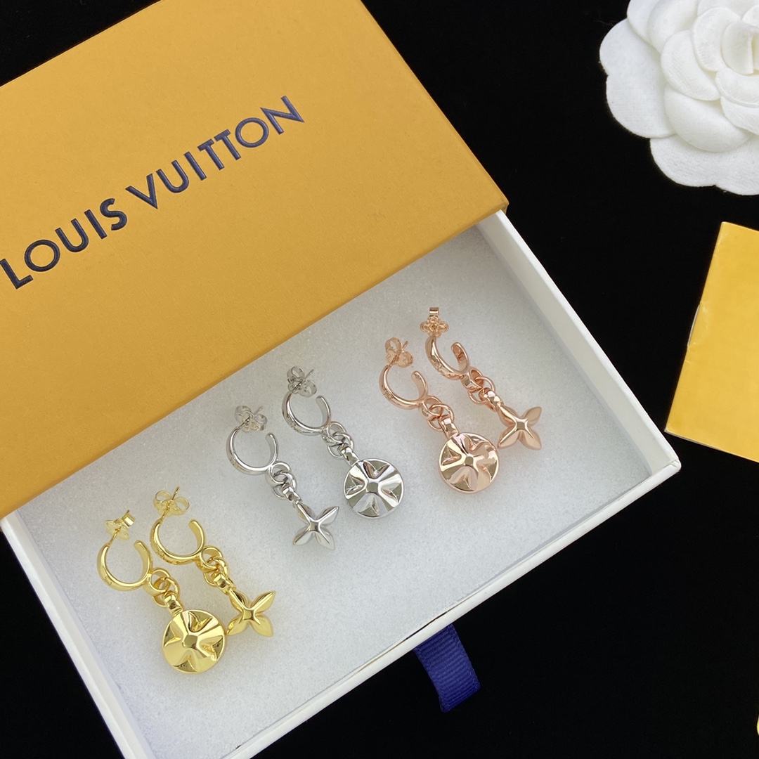 [TOP] L&V Blossom Earrings - LV Louis Vuitton