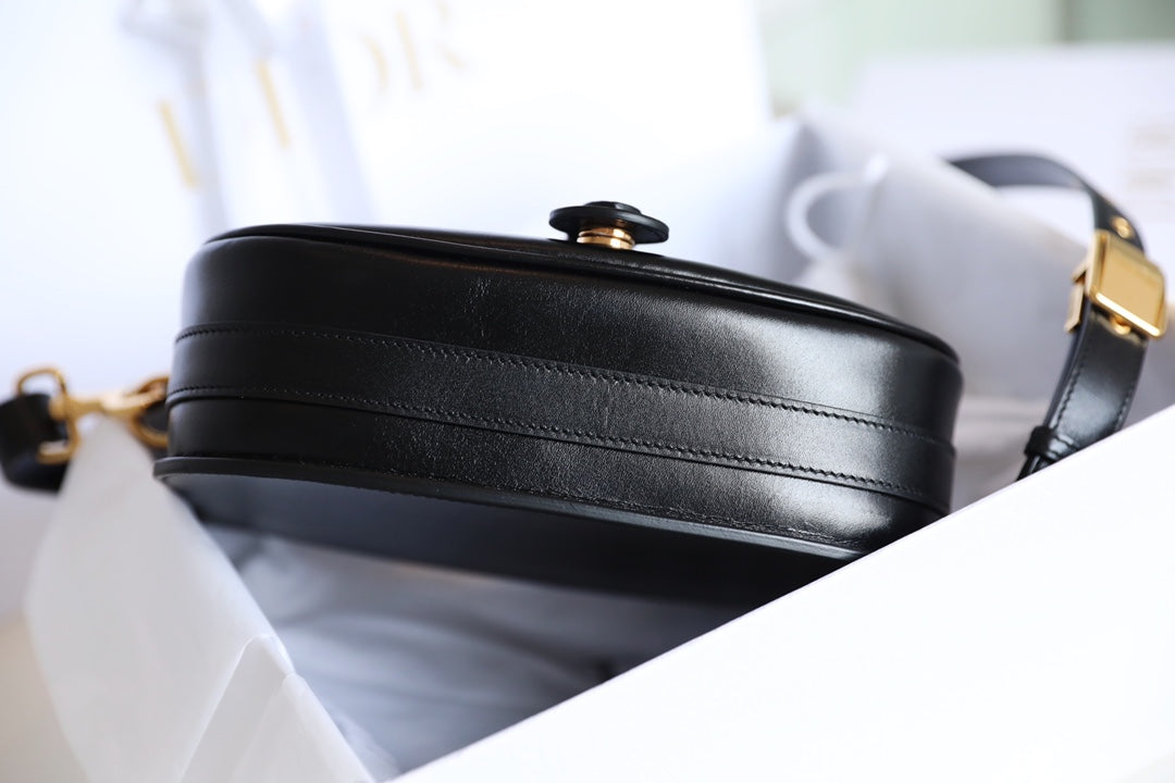 [TOP] D!or Bobby Bag Calfskin Medium - Black - Christian Dior