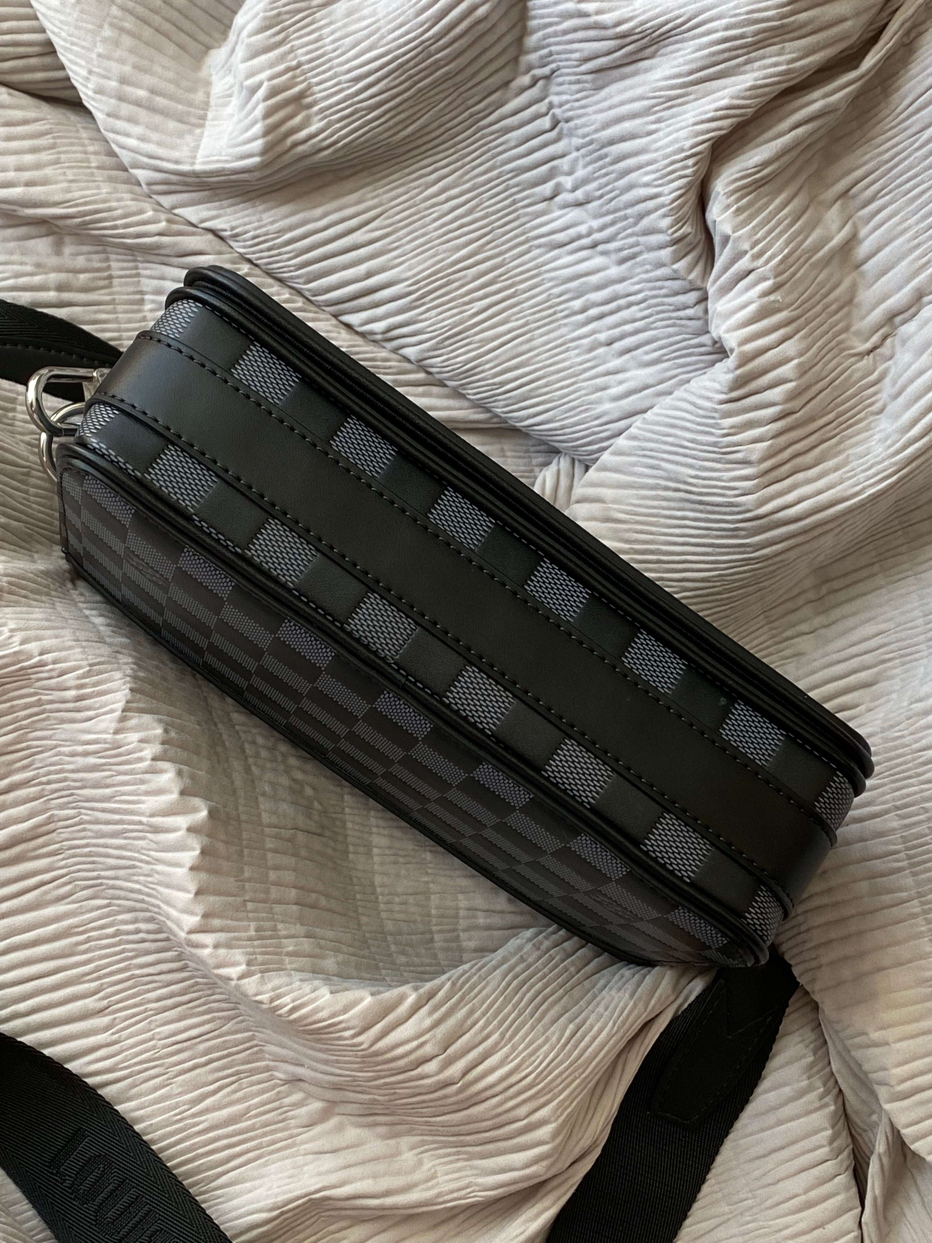 [TOP] L&V L*uis V*itton Studio Messenger Bag - Black - LV Louis Vuitton