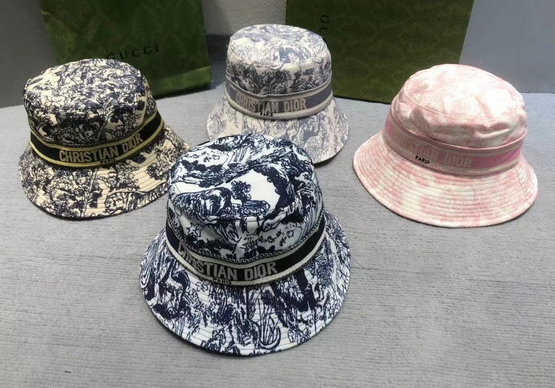 [TOP] D!or Bucket Hat - 4 Color - Christian Dior