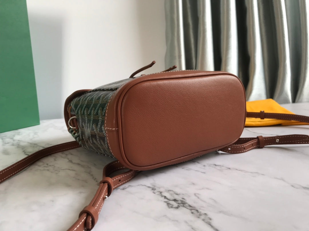[TOP] Goy@rd G0yard Mini Alpin Backpack - Brown - Goyard