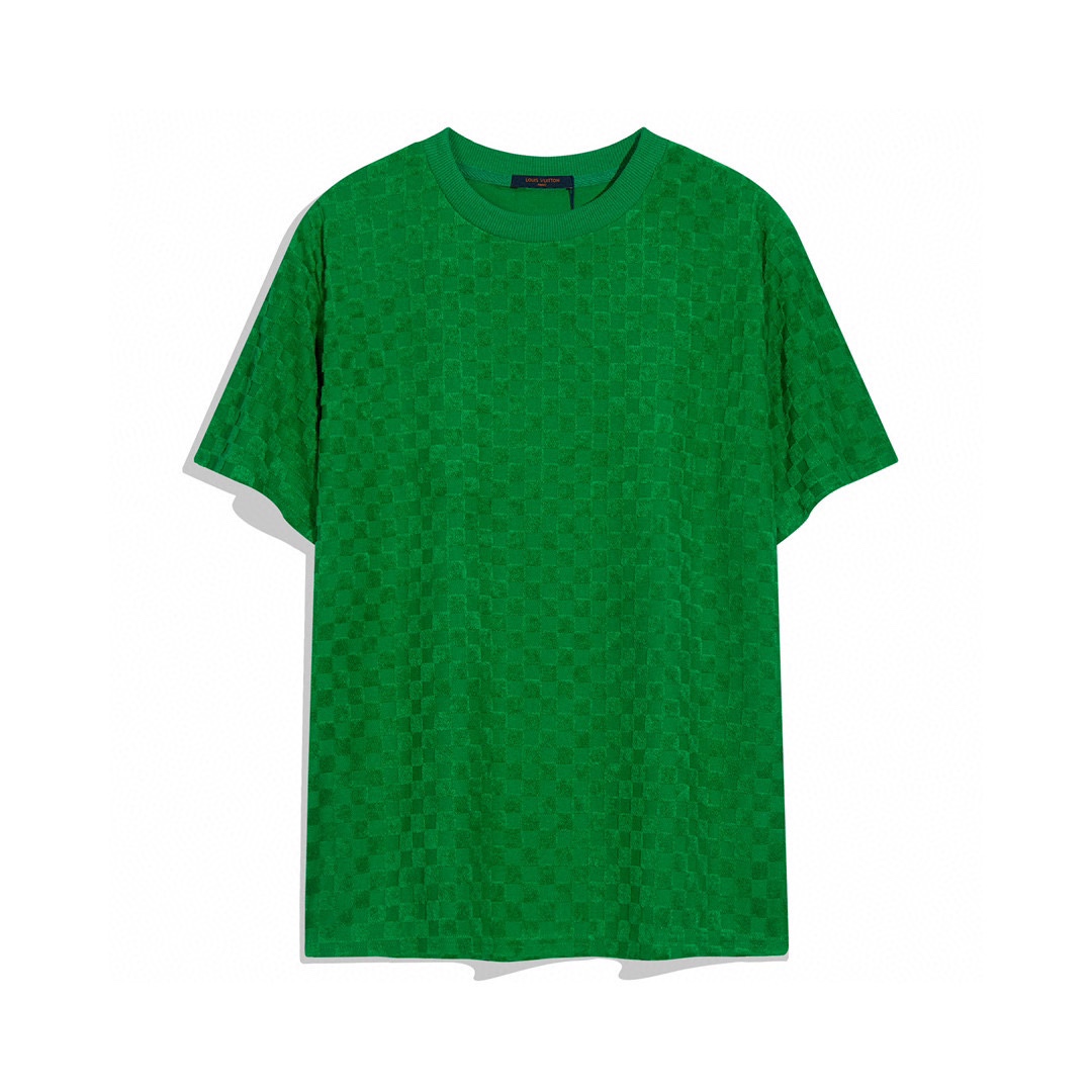 [TOP] L&V Short Sleeve Towel T-Shirt  - 3 Color - LV Louis Vuitton