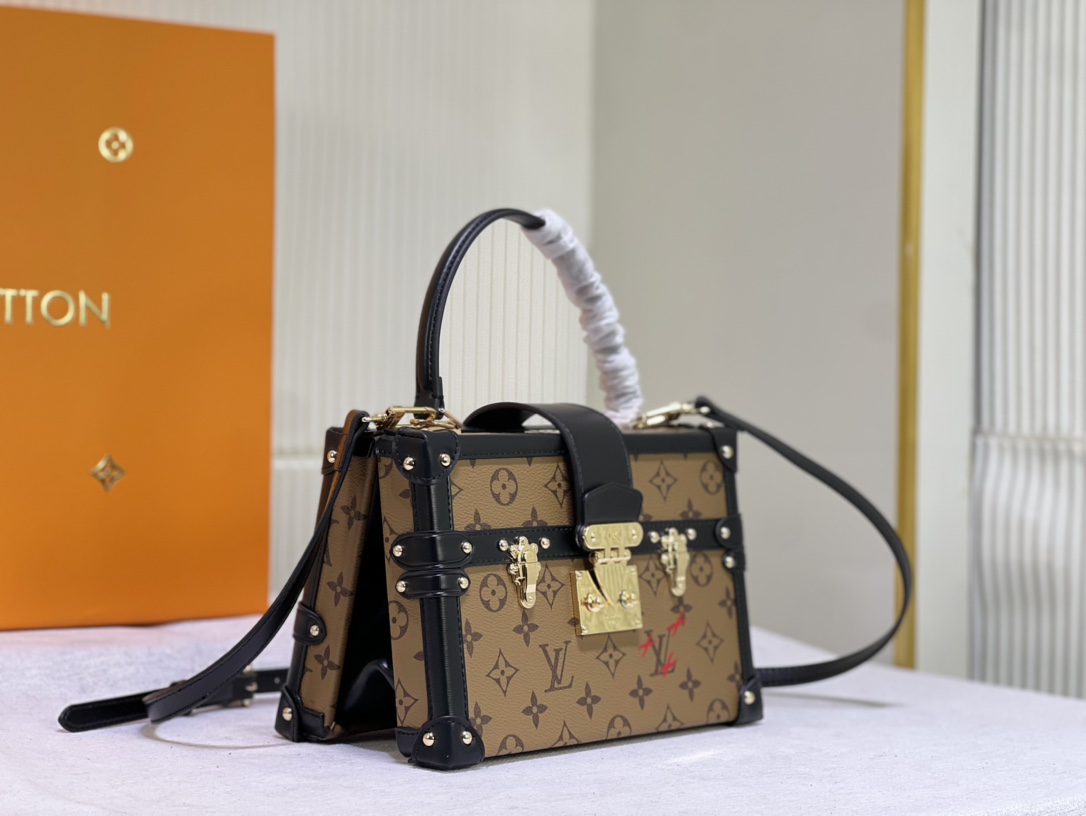 [TOP] L&V Petite Malle V Box Bag - LV Louis Vuitton