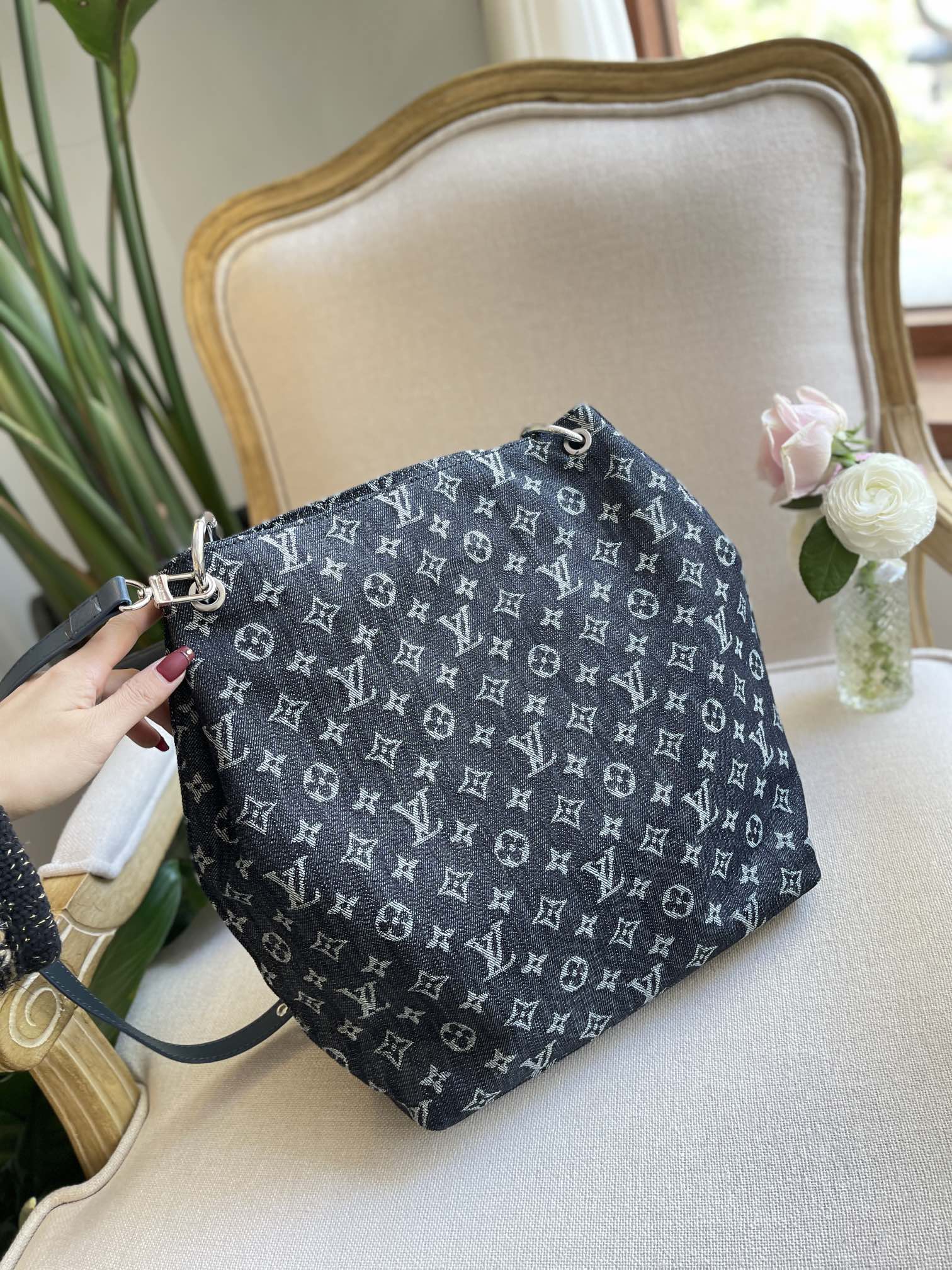 [TOP] L&V L*V Denim Metis Tote Bag - LV Louis Vuitton