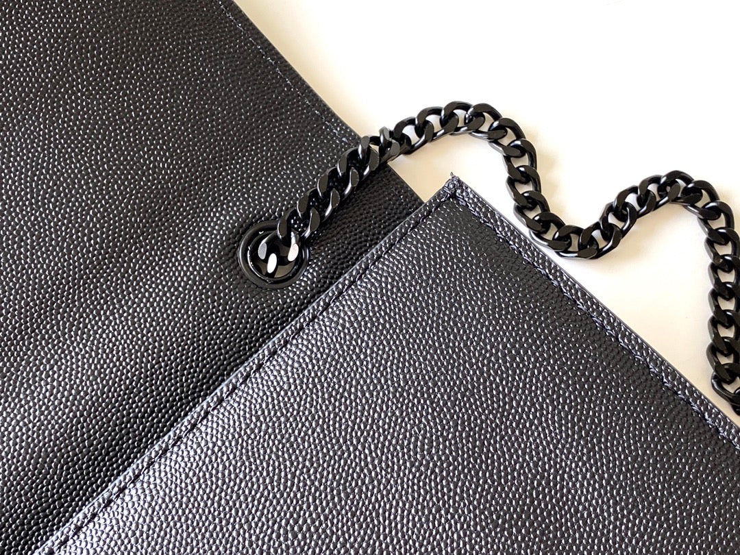 [TOP] Y$L Classic Kate Monogram Medium Bag - All Black - Ysl Yves Saint Laurent