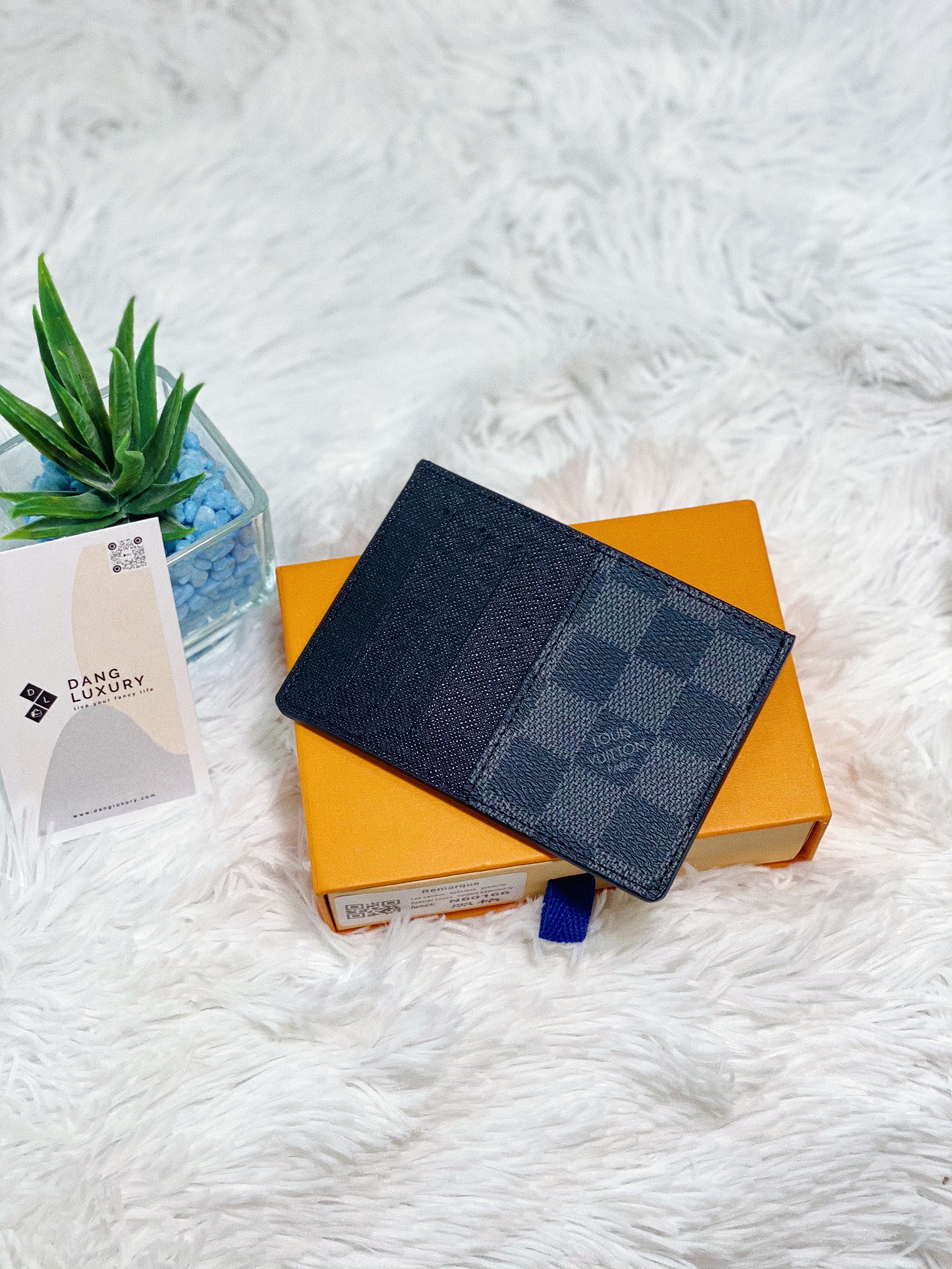 [TOP] L&V LV Men Card Holder - BLACK - LV Louis Vuitton