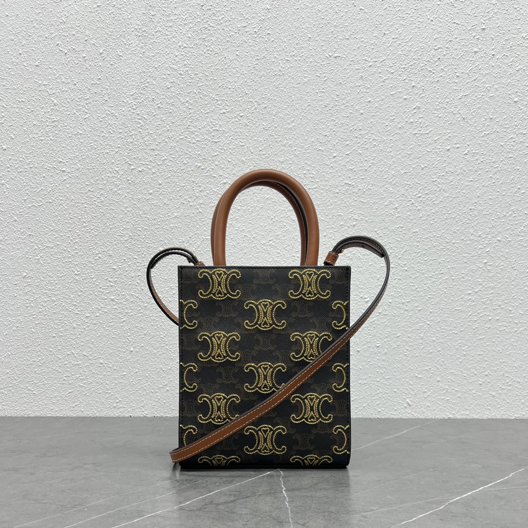 [TOP] C€LINE Triomphe Tote Mini - Celine