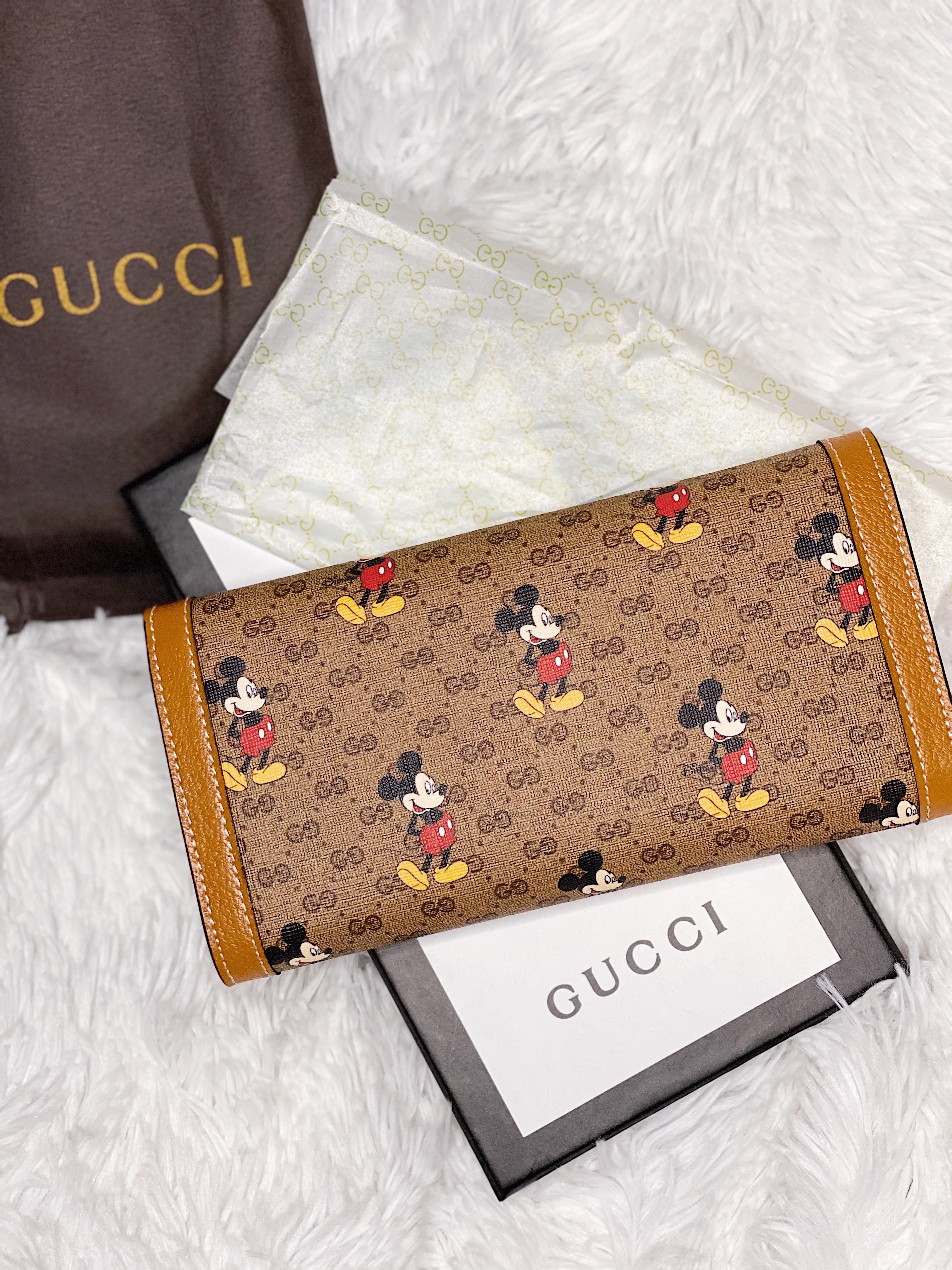 [TOP] GUCC! Gucci x Disney Continental Wallet - Gucci